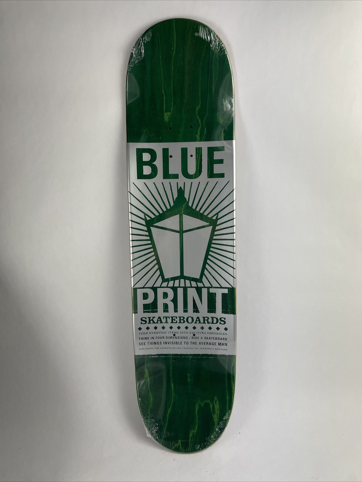 Blueprint Skateboards Courage Color Rust rare 8.25-inch skateboard deck made from 7-ply hard rock Canadian maple.