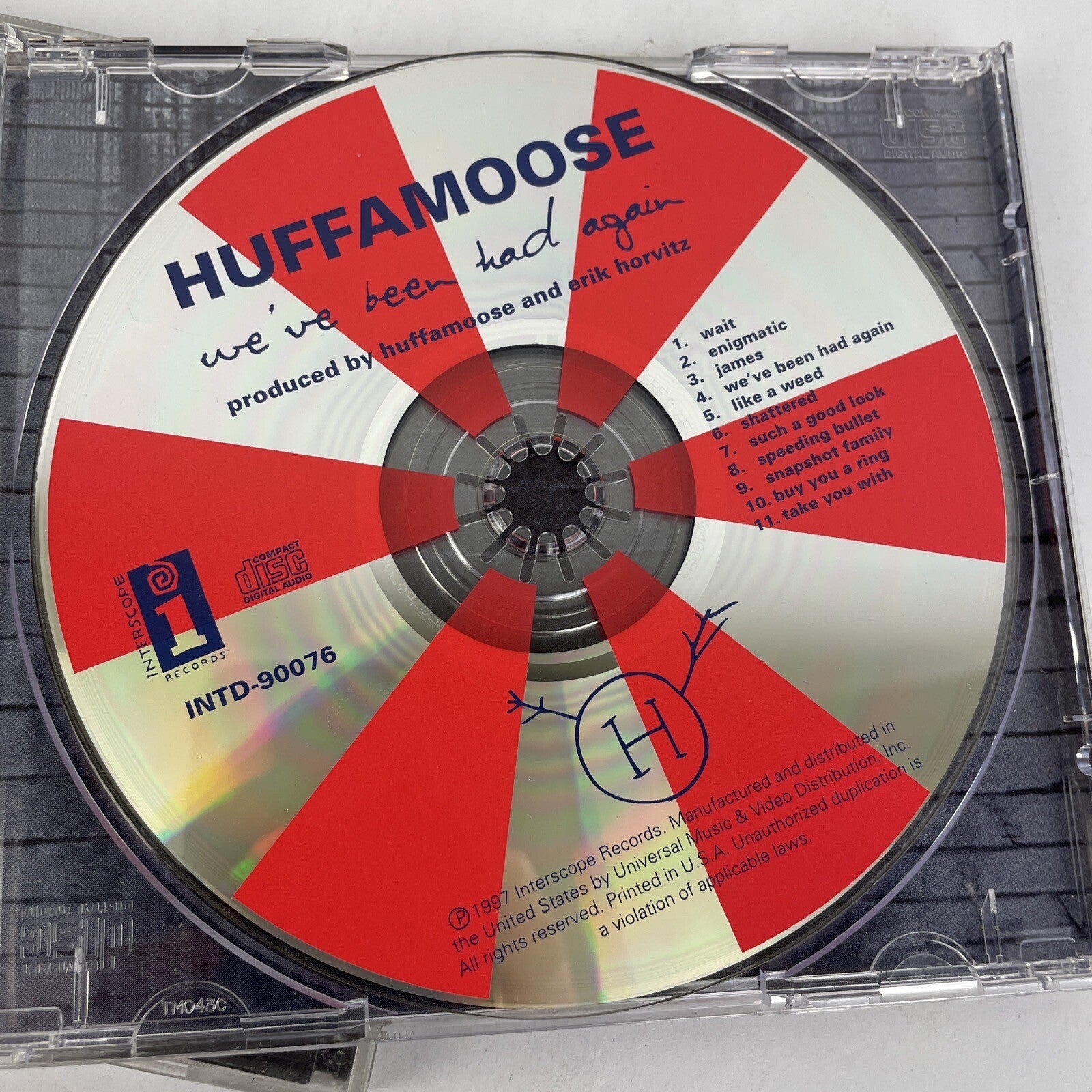 2 x Huffamoose - Self Titled 1993 - we've been had again 1997 (Digital Audio CD)