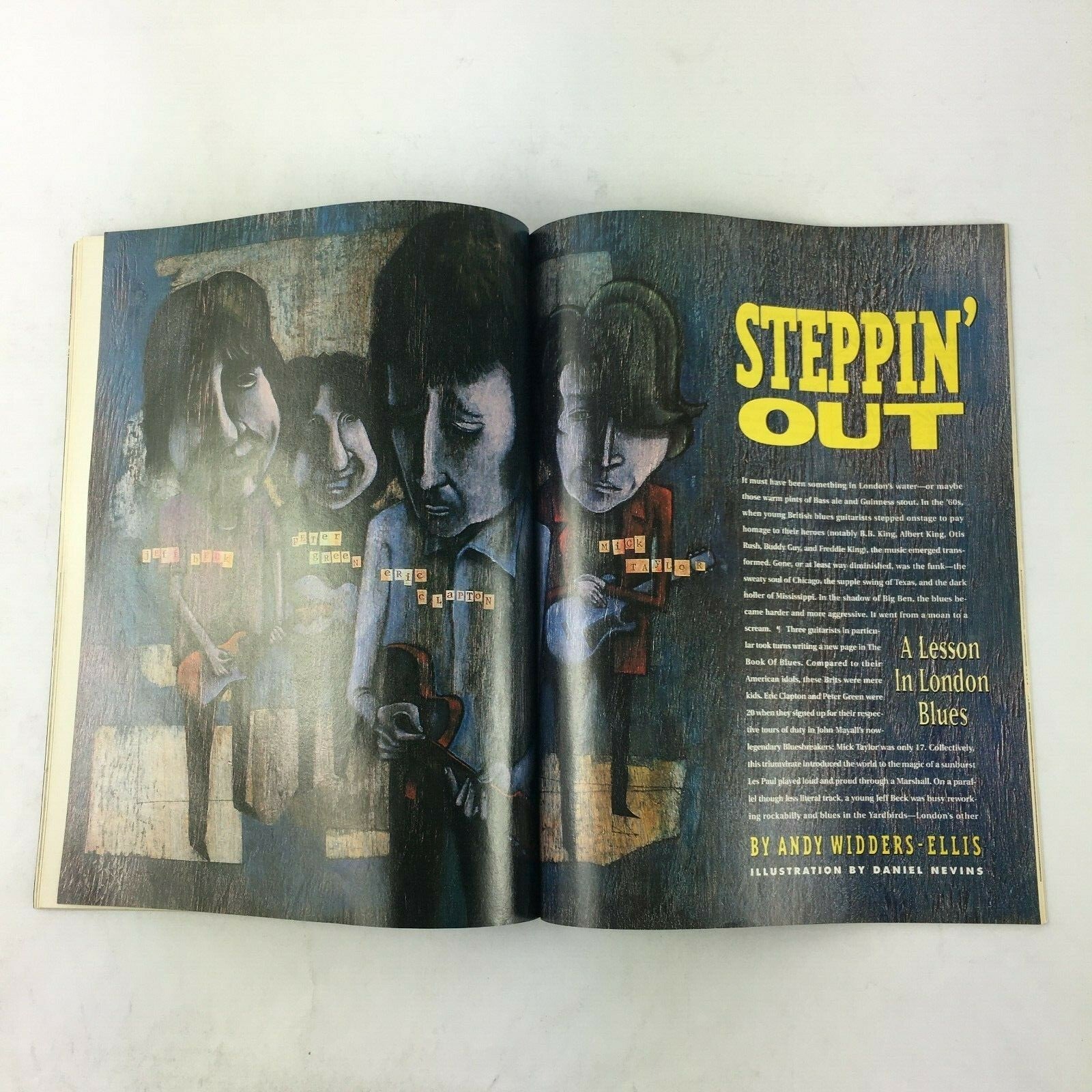 March 1993 Guitar Player Magazine Shootout! British Blues Mike Leni Stern