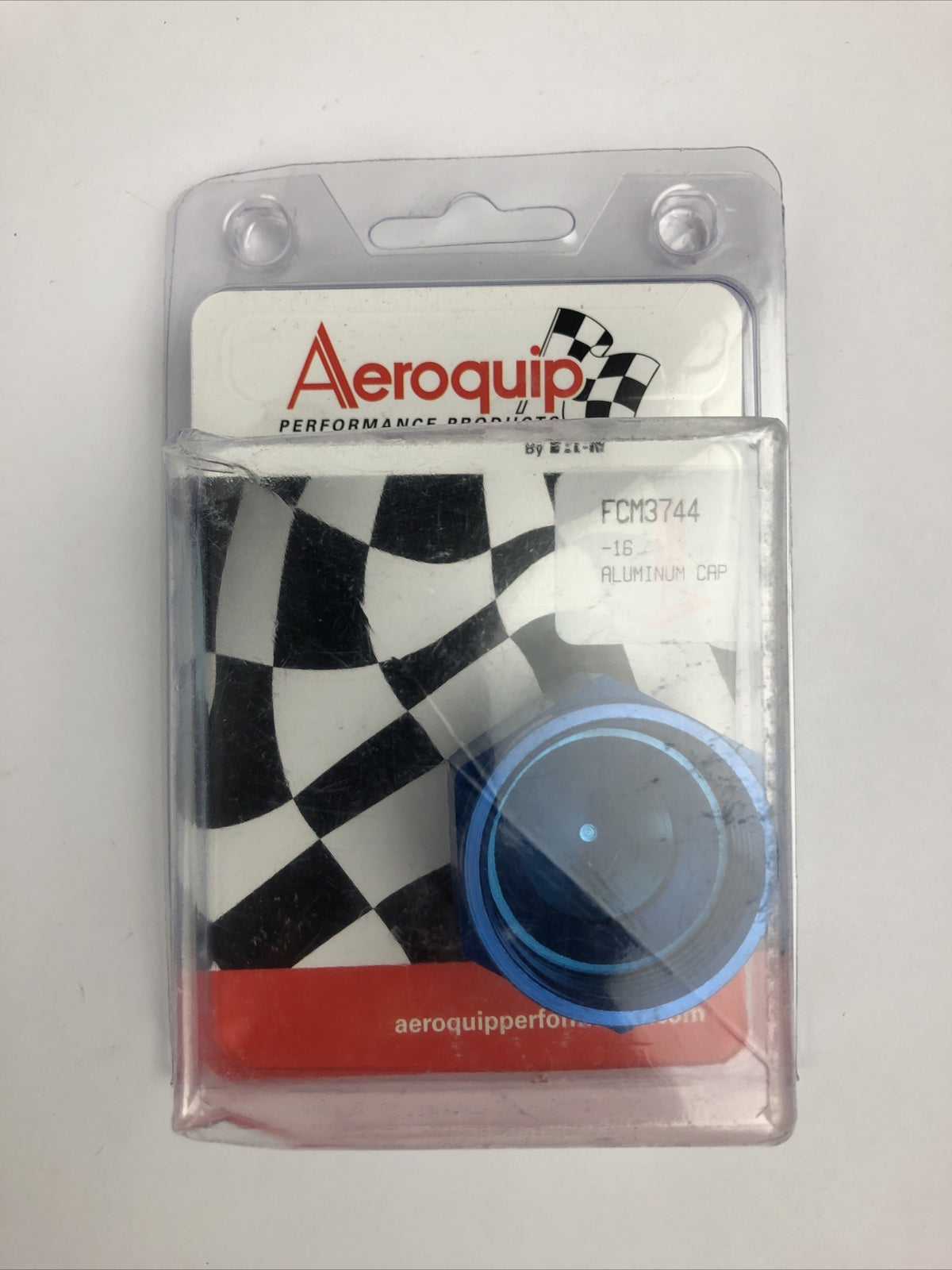 Eaton Aeroquip Fitting - Cap - 16 AN - Aluminum - Blue Anodize - FCM3744
