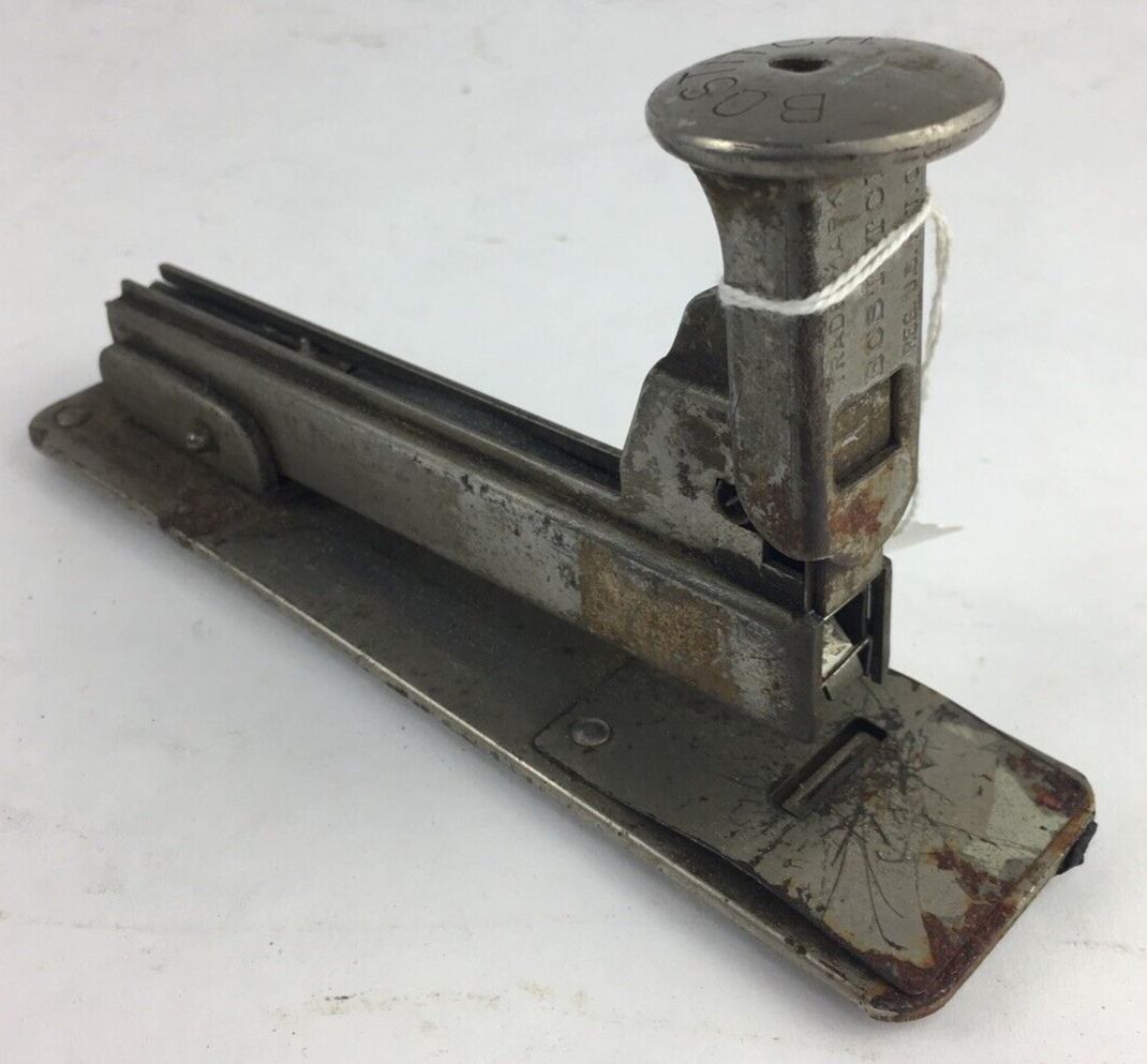 Large Vintage \Stapler Made By Bostitch Head Pantent 1591986 Working