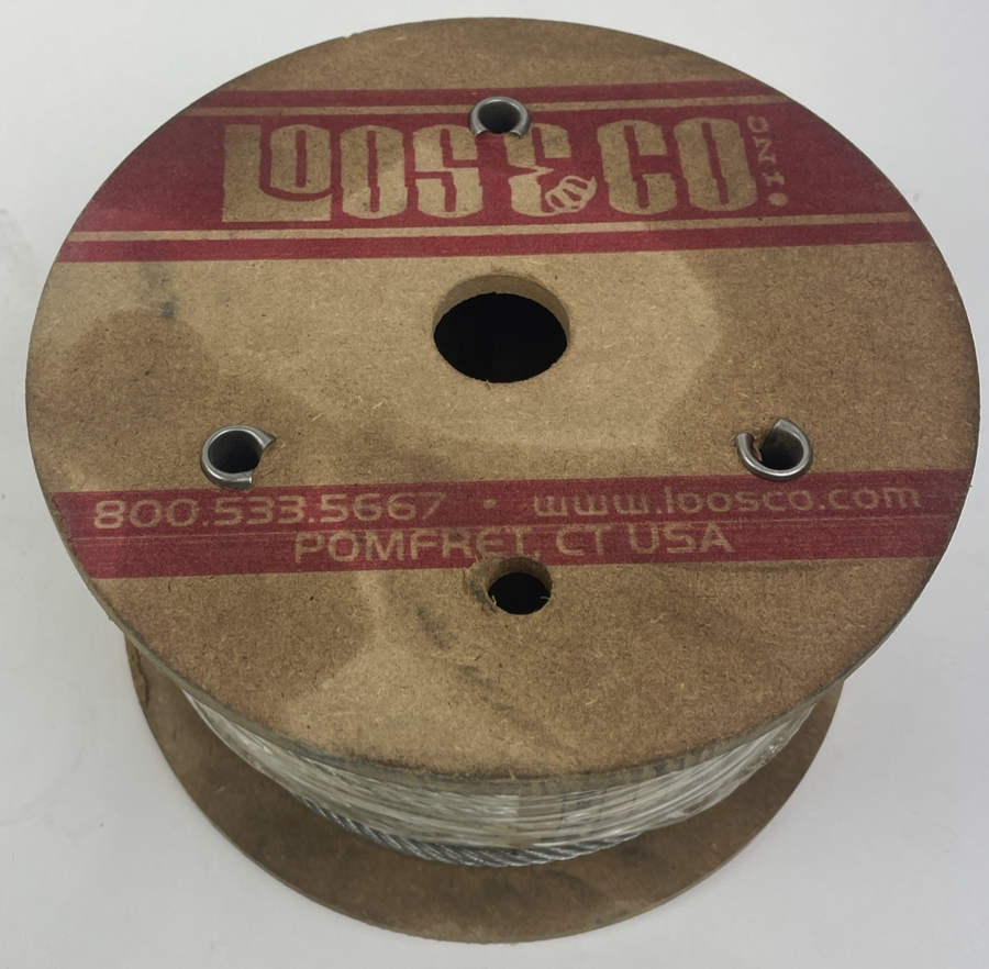 CROWN Aircraft Cable, Galvanized Steel, 100 ft. Part Number - 383189-100
