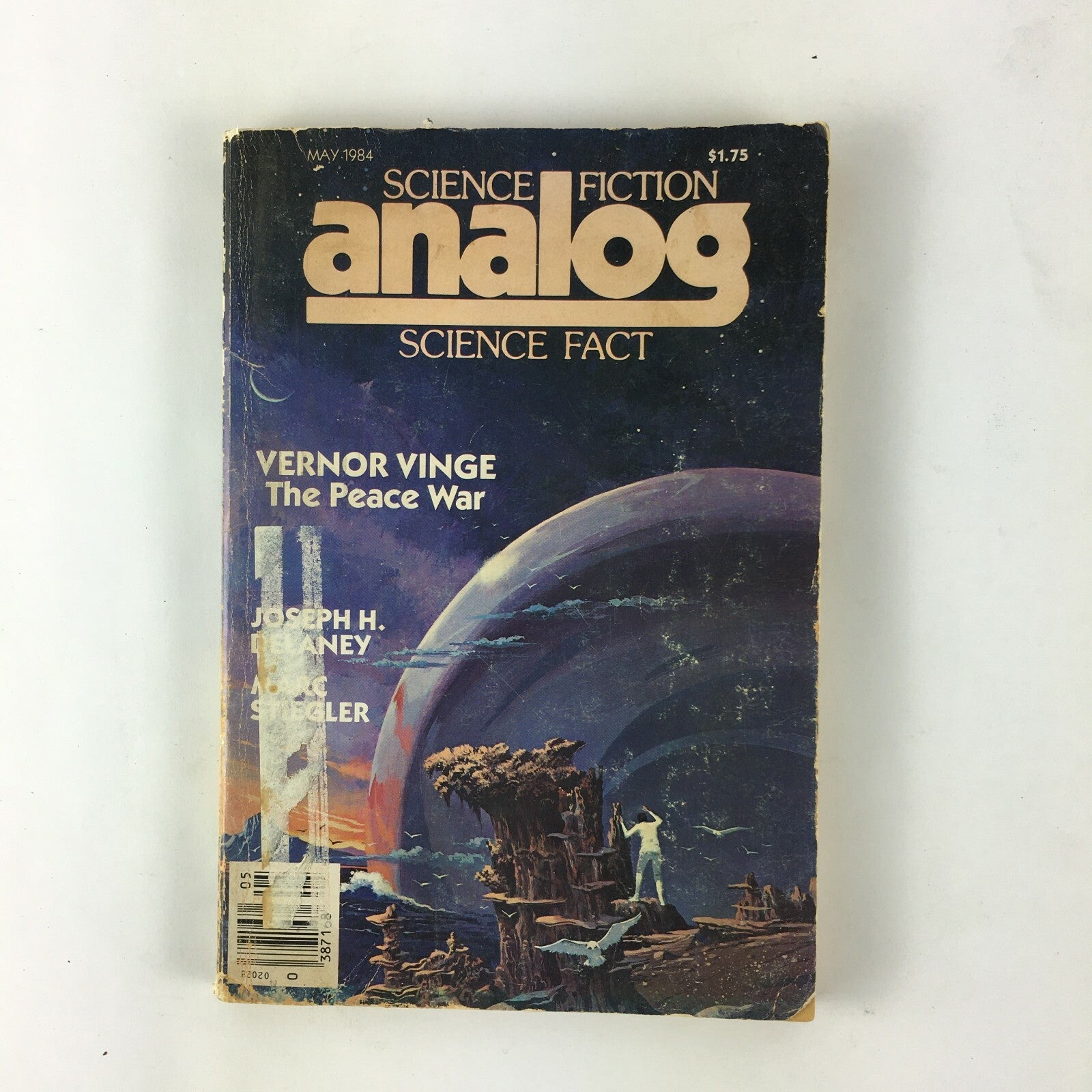 May 1984 Analog ScienceFiction Fact Magazine Vernor Vinge The Peace War Joseph H