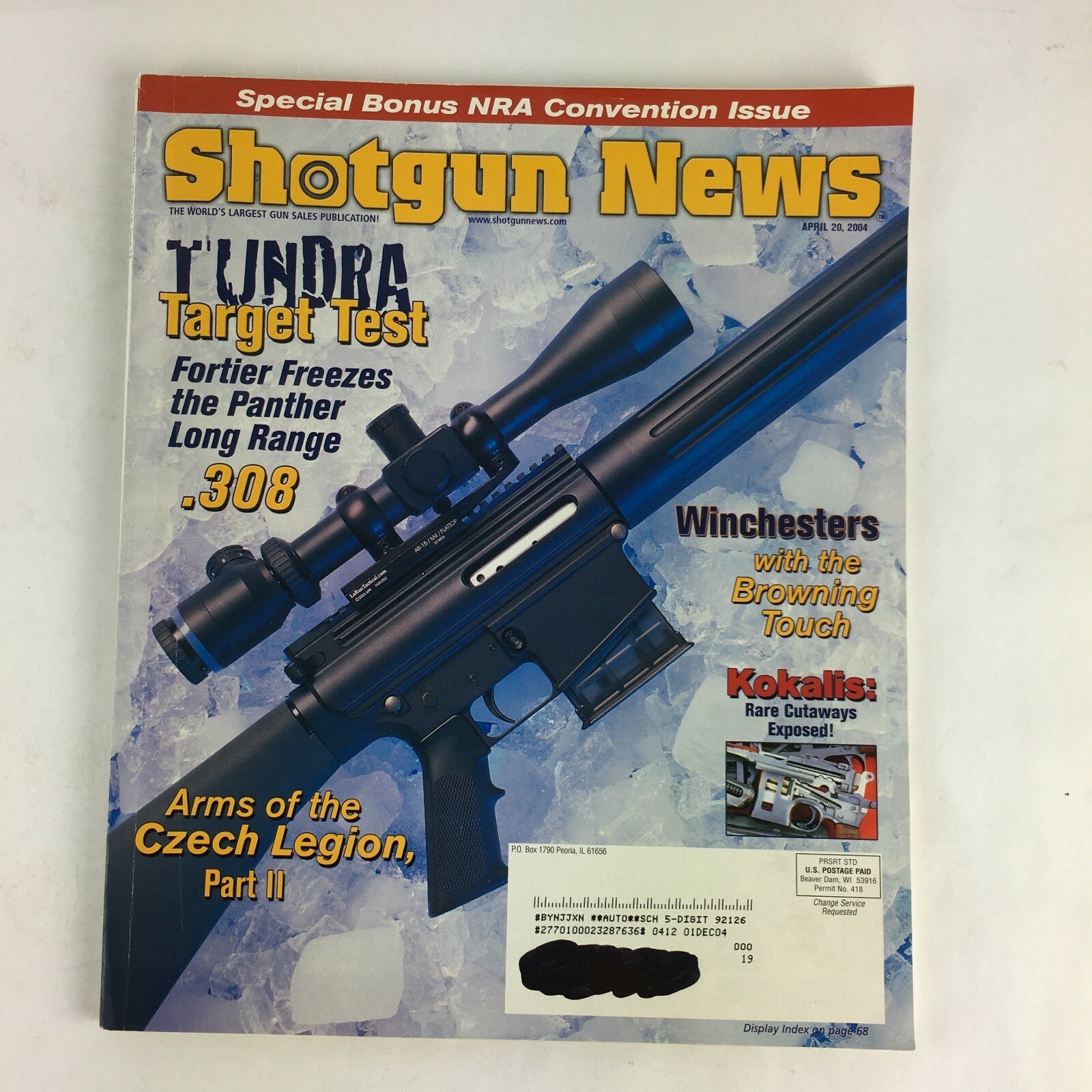 April 2004 Shotgun News Magazine Tundra Target Test Long Range .308 Kokalis