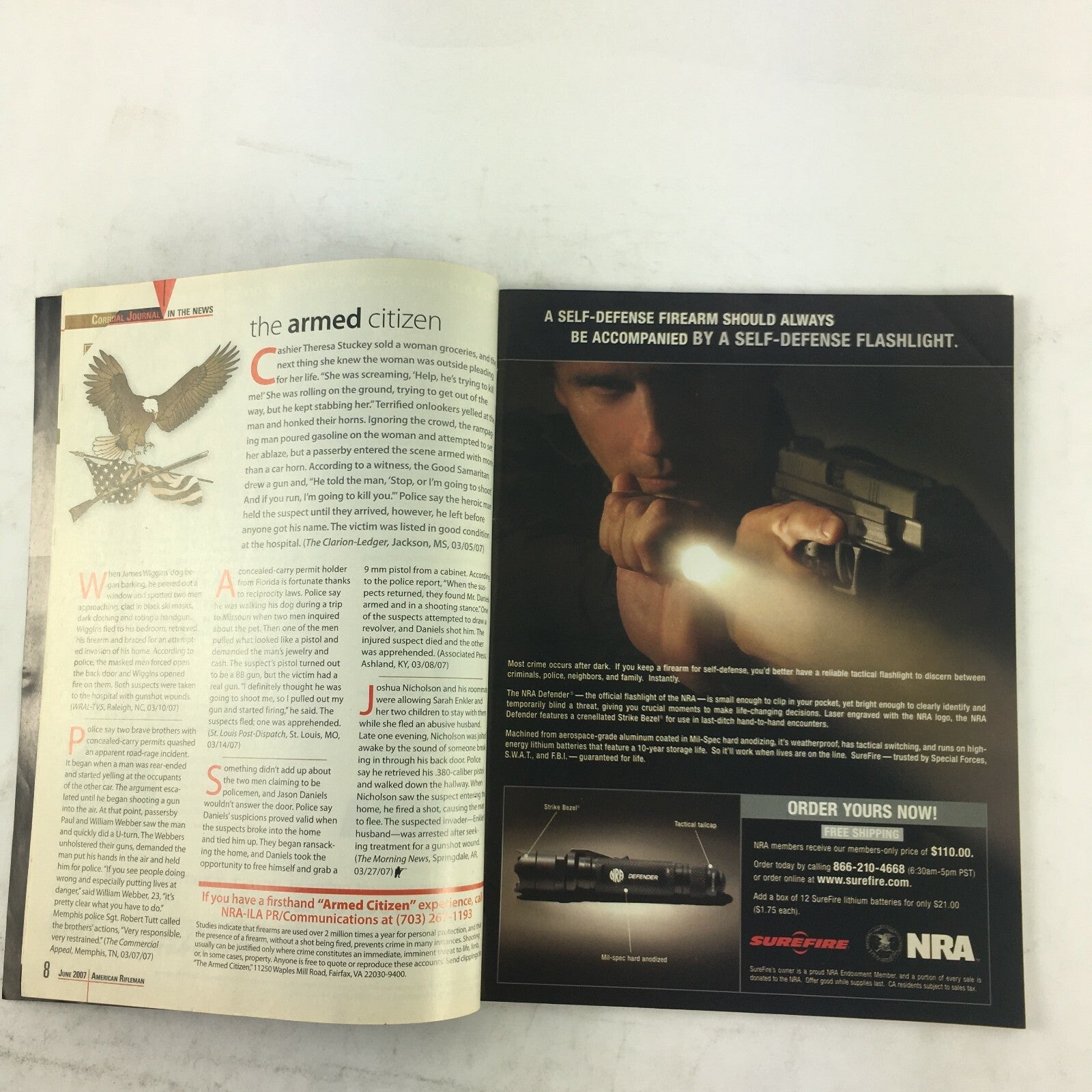 June 2007 American Rifleman Magazine Ruger's Excellent Magnum .44-40 .375 Ruger