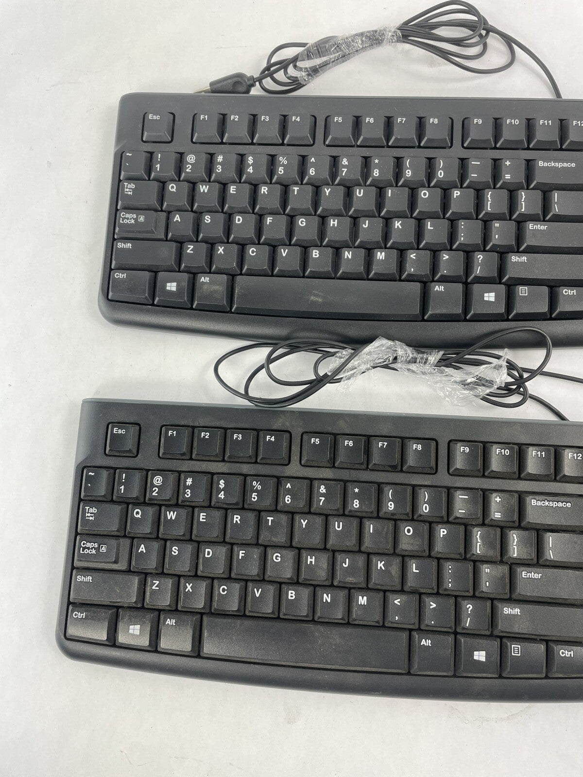 Lot of 2: Logitech K120 USB Wired Desktop Keyboard