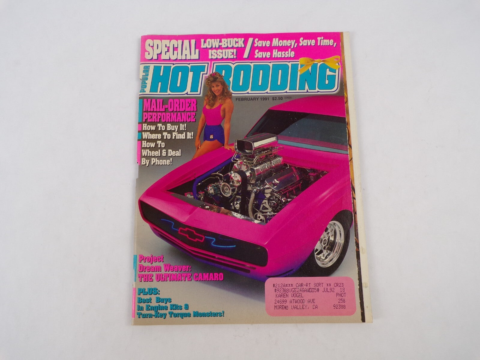 July 1992 Hot Rodding Magazine Special Low-Buck Issue! Mail-Order Performance