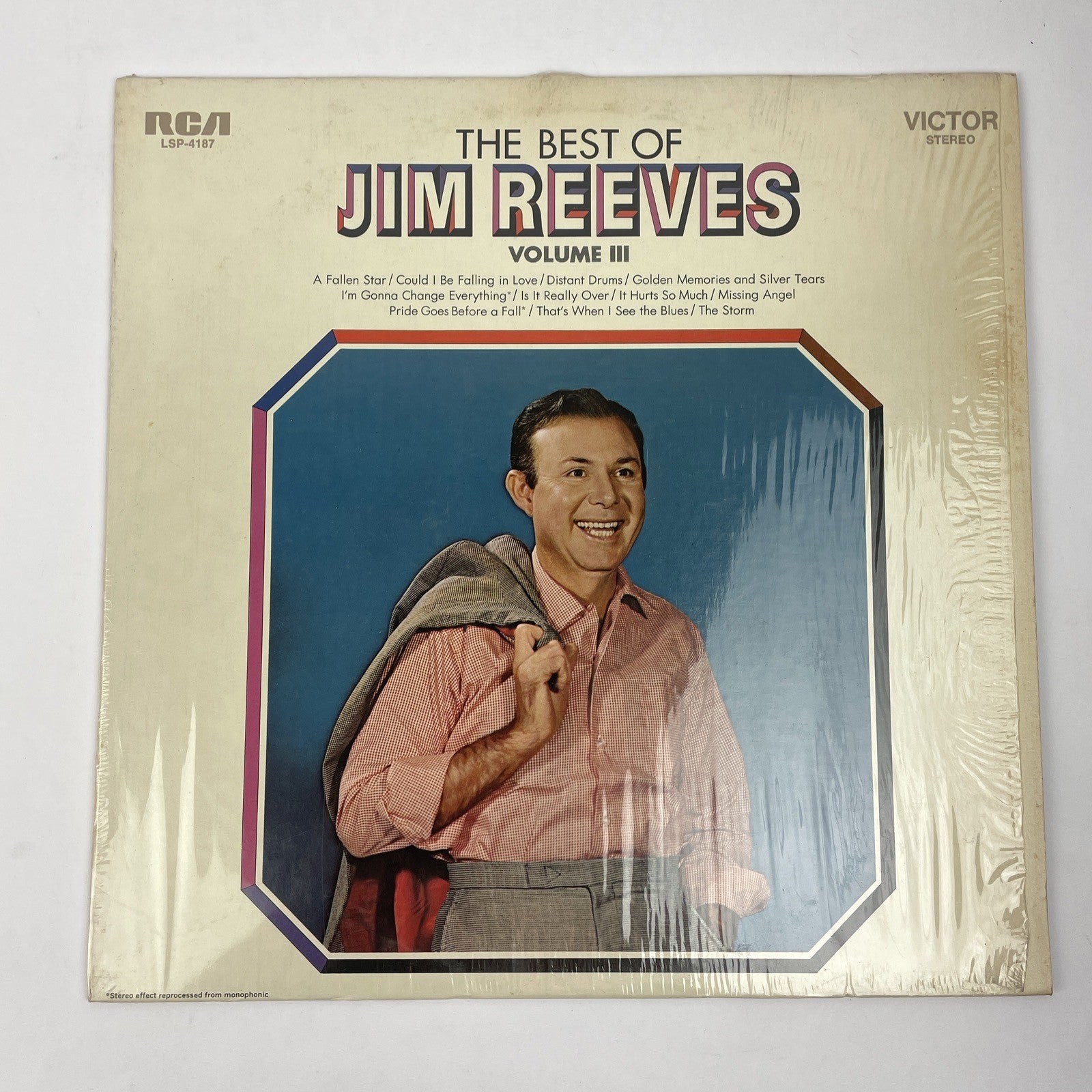 The Best of Jim Reeves Vol. III 3, Vinyl lp, RCA Victor Stereo LSP-4187 VGC