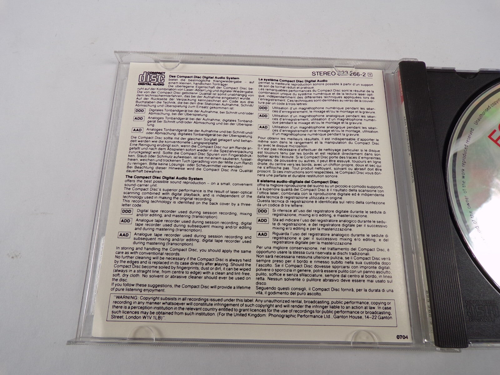 Jan Garbarek Works Folk Song Skrik + Hyl Passing Viddene Svevende CD#35
