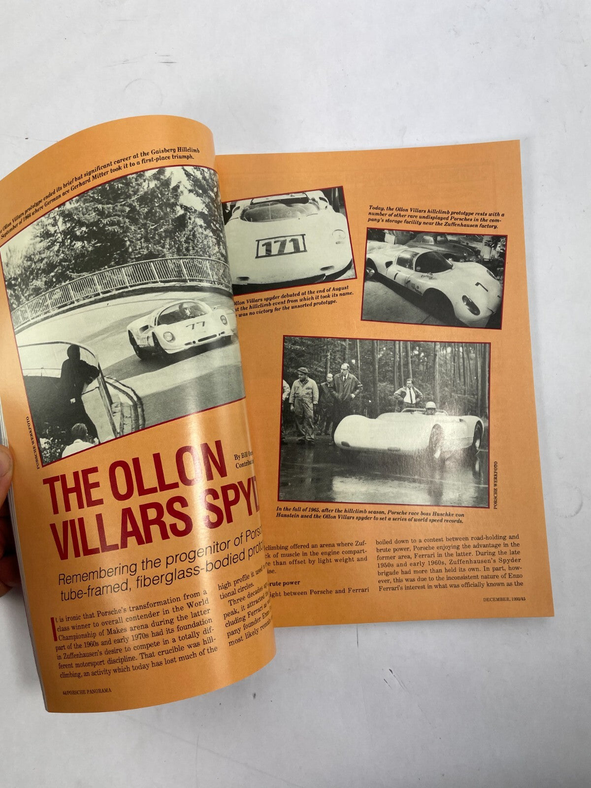 December 1993 Porsche Panorama Magazine Ironic that Porsche's transformation..