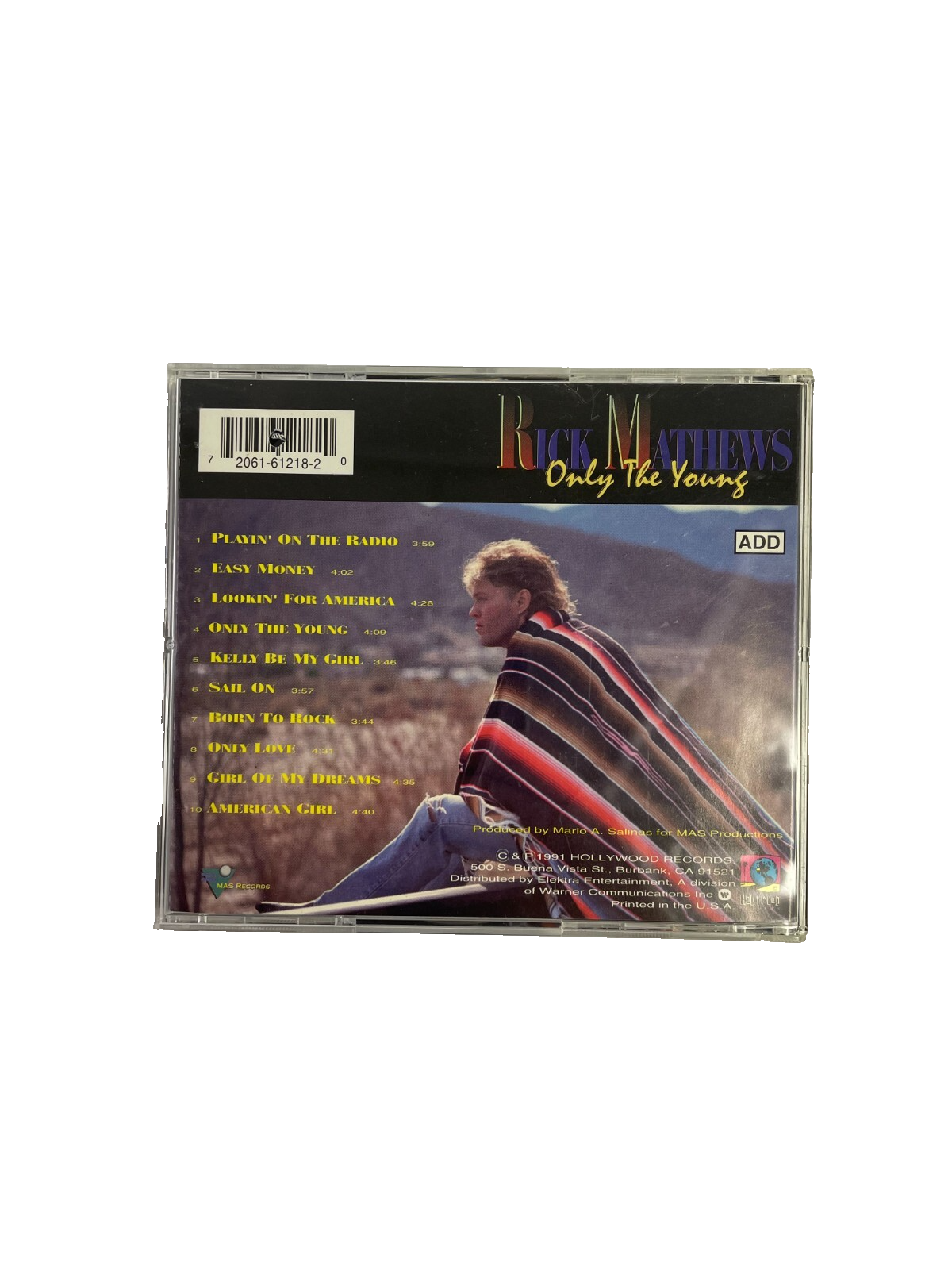 Rick Mathews Only The Young Playin' On The Radio Easy Money Sail On CD#6