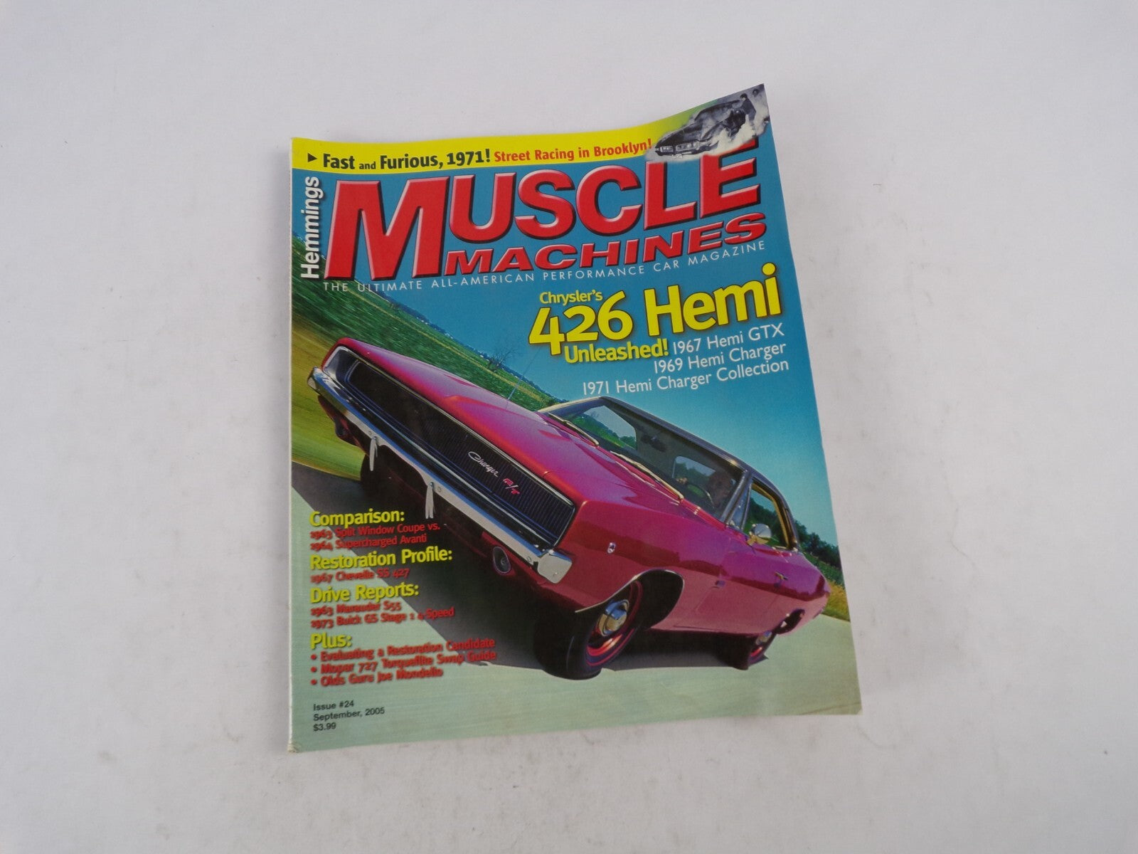 September 2005 Muscle Machines Magazine Chysler's 426 Hemi Unleashed! 1967 Hemi
