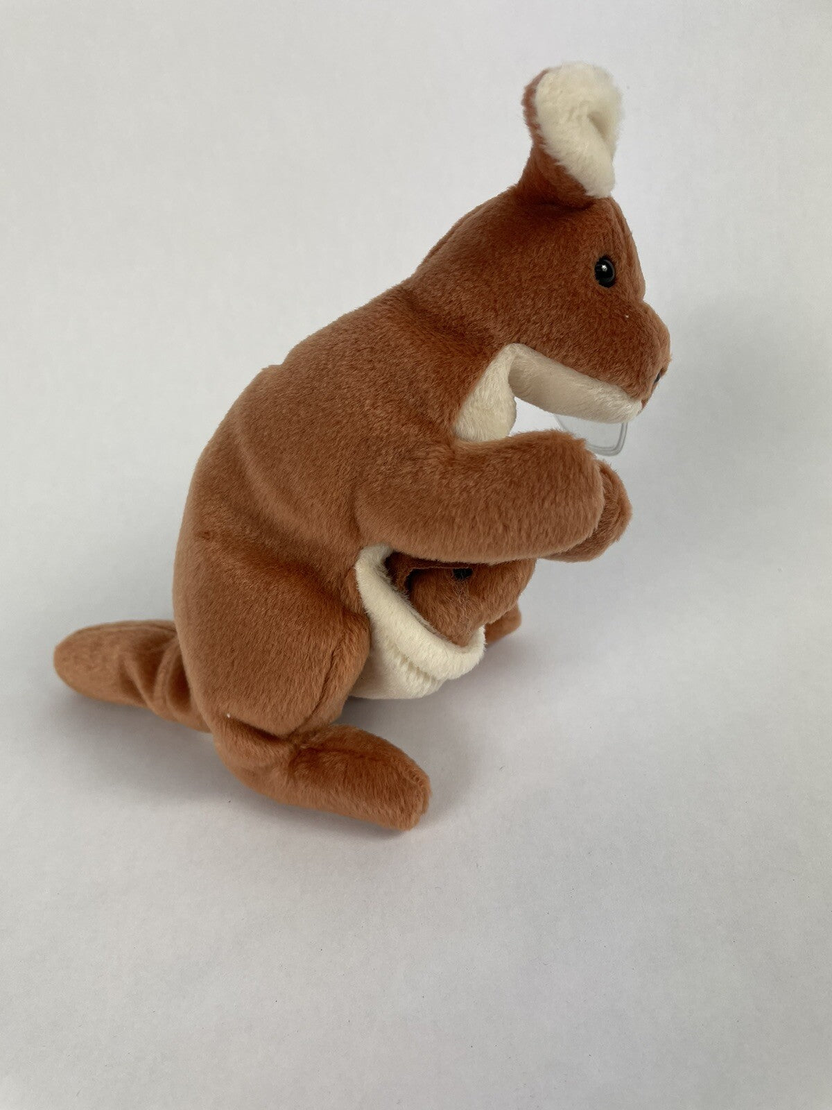 TY Beanie Baby - POUCH the Kangaroo (7 inch) - MWMTs Stuffed Animal Toy 1996