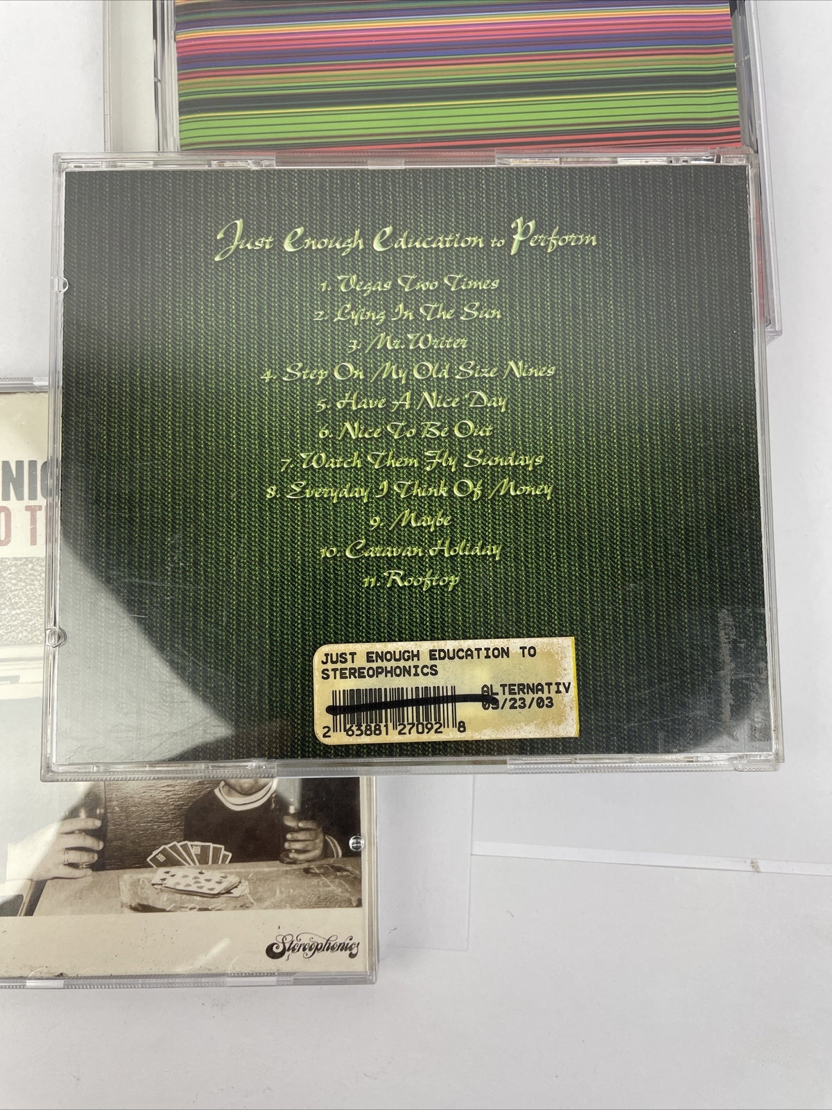 3 x Stereophonics CD - Language. Sex. Violence. Other? Just Enough Education -S