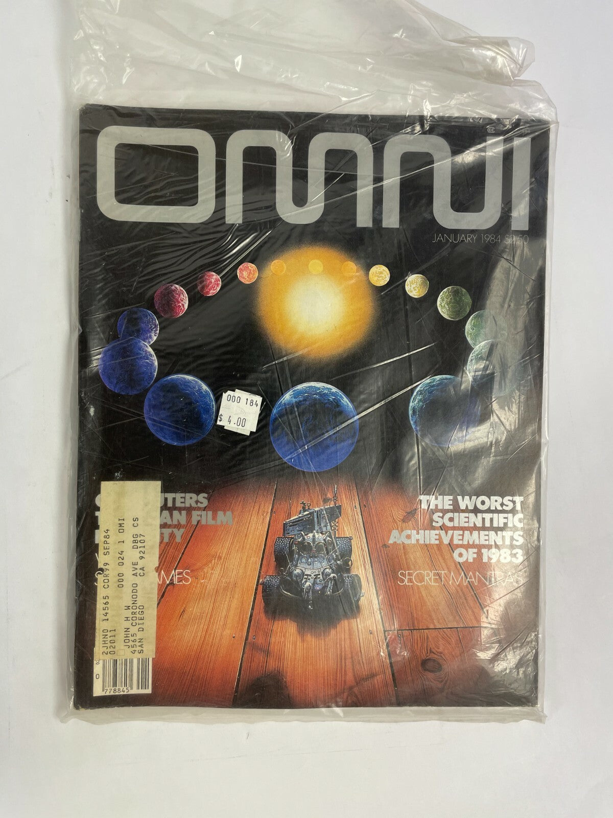 January 1984 Omni Magazine The Worst Scientific Achievements Secret Mantras