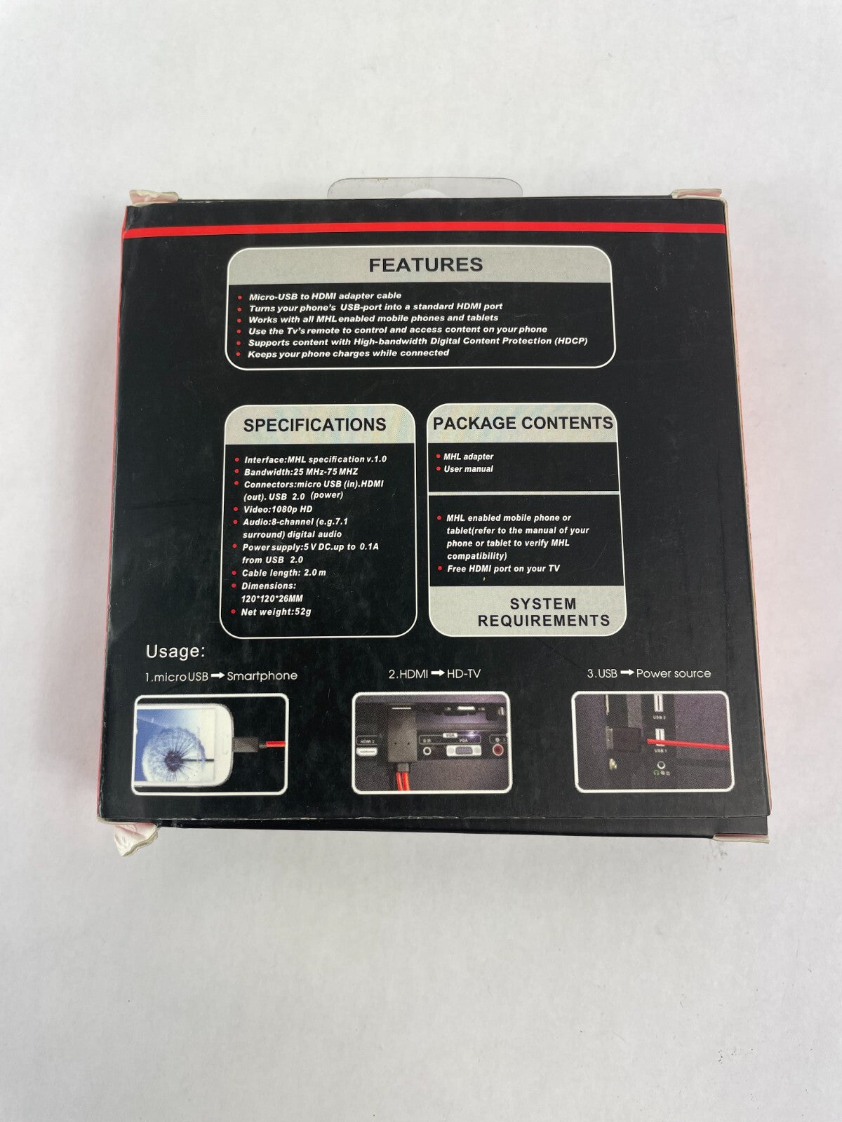 Mobile Phone For HDTV For Samsung Galaxy SIII S4 Note II