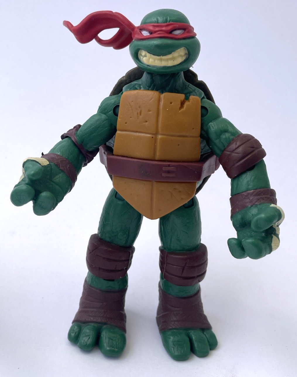 2 x Teenage Mutant Ninja Turtles Michelangelo & Raphael Viacom Figurines 4.5"