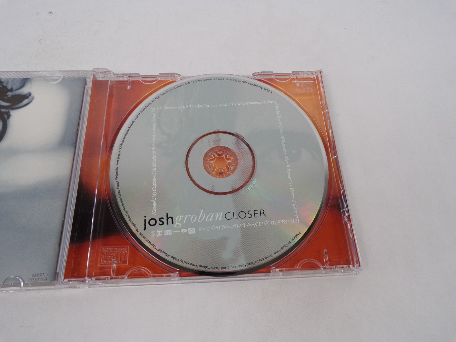 Josh Groban Oceano My Confession Mi Mancherai Si Volvieras A Mi When You CD#69