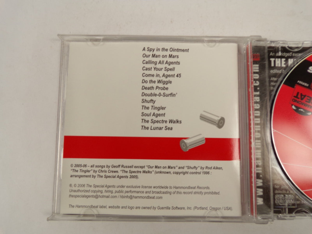The Special Agents Bulletproof Beat Our Man On Mars Shuffy The Tingler CD#44