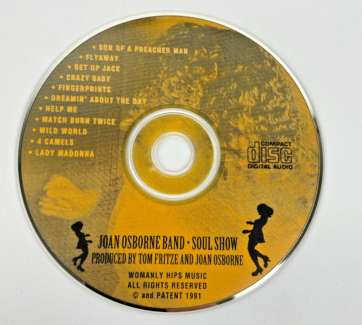 Joan Osborne Band* – Soul Show Digital Audio CD Womanly Hips Records 1991