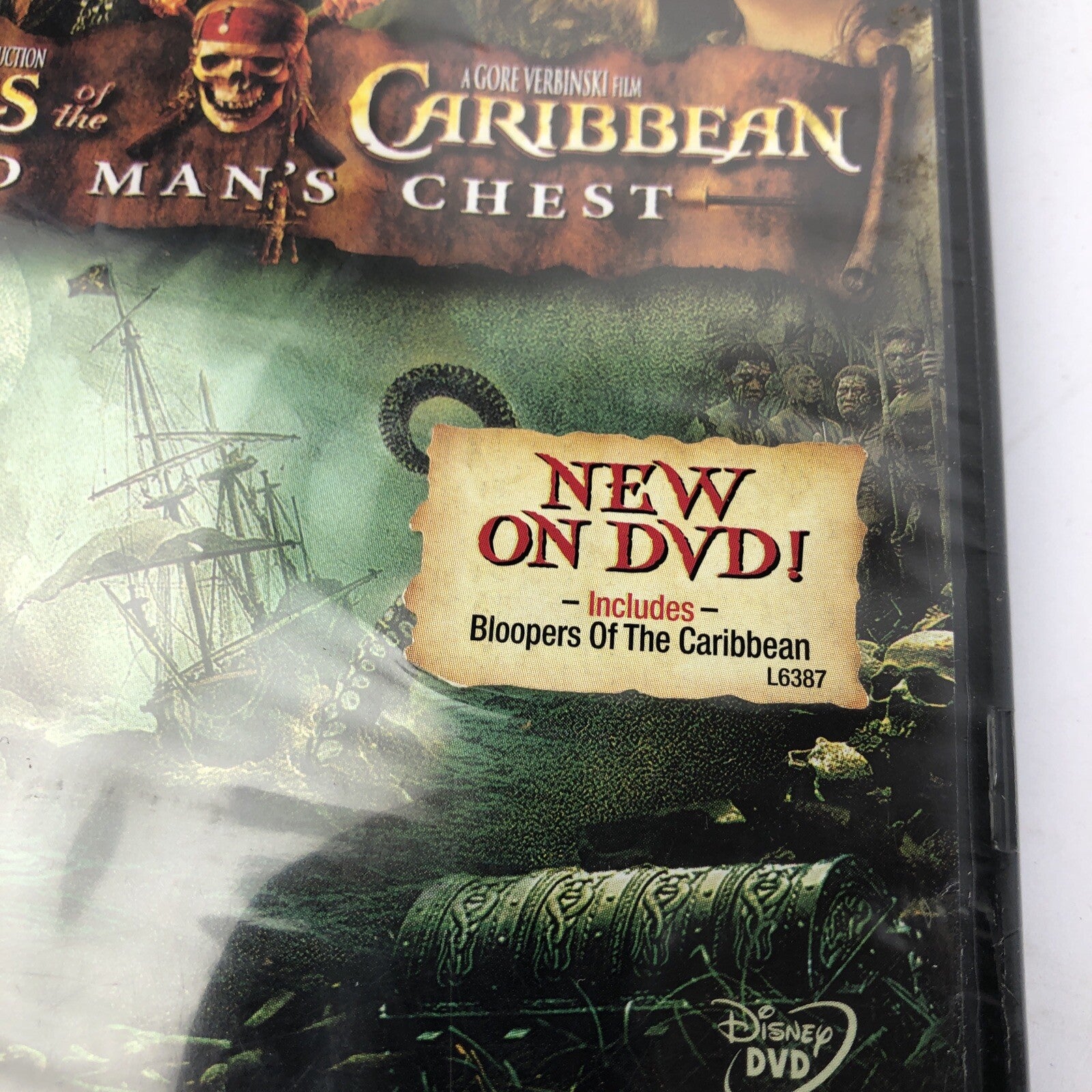 Pirates of Caribbean Dead Man's Chest 2006 2 Disc Special Edition DVD SEALED