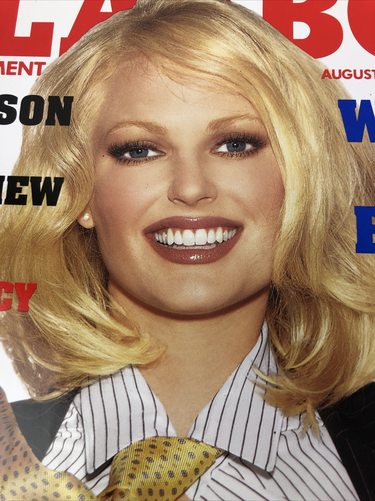 Christina Santiago Playboy August 2002 Playmate Centerfold The Girls of ENRON