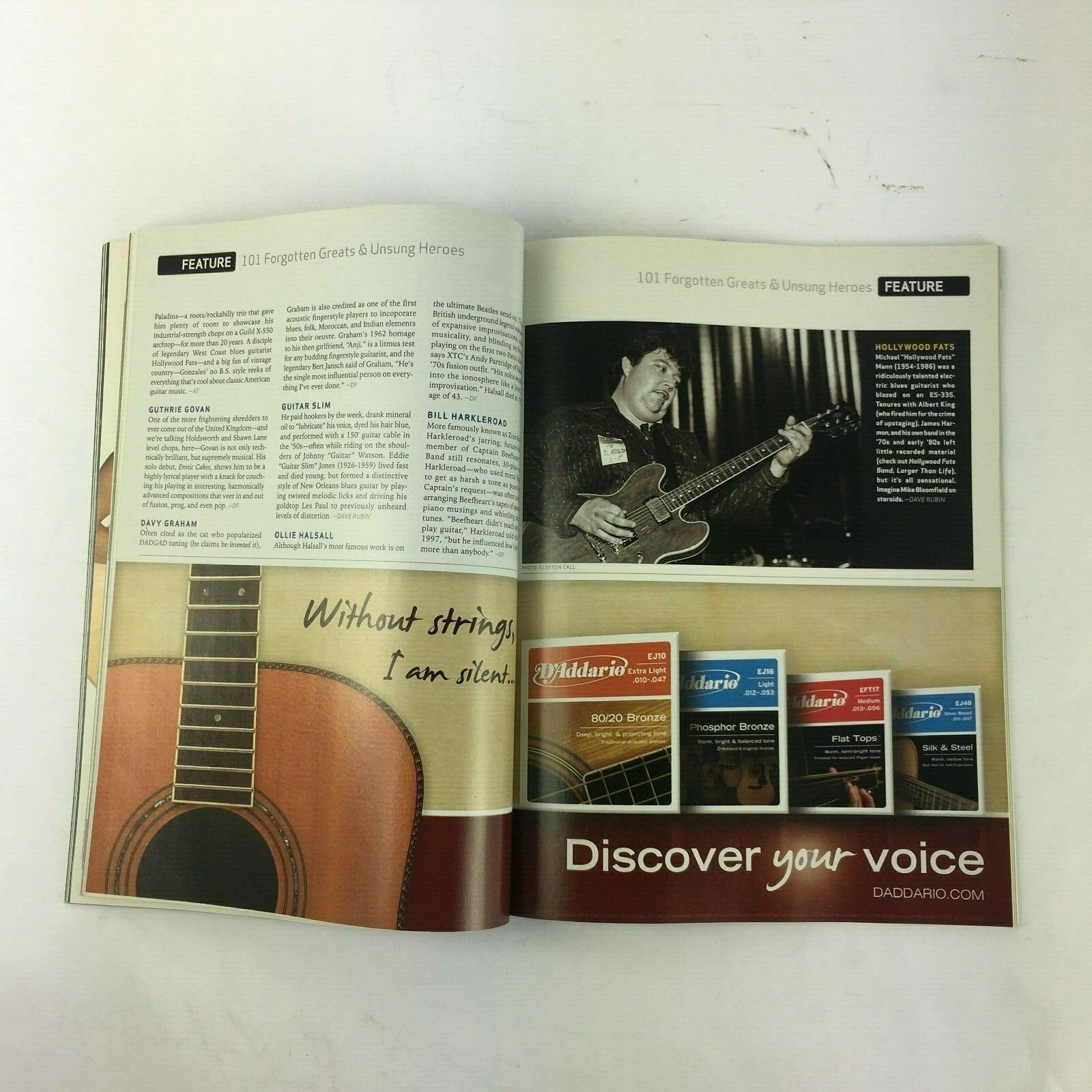 February 2007 Guitar Player Magazine 101 Forgotten Greats Unsung Heroes! Tommy