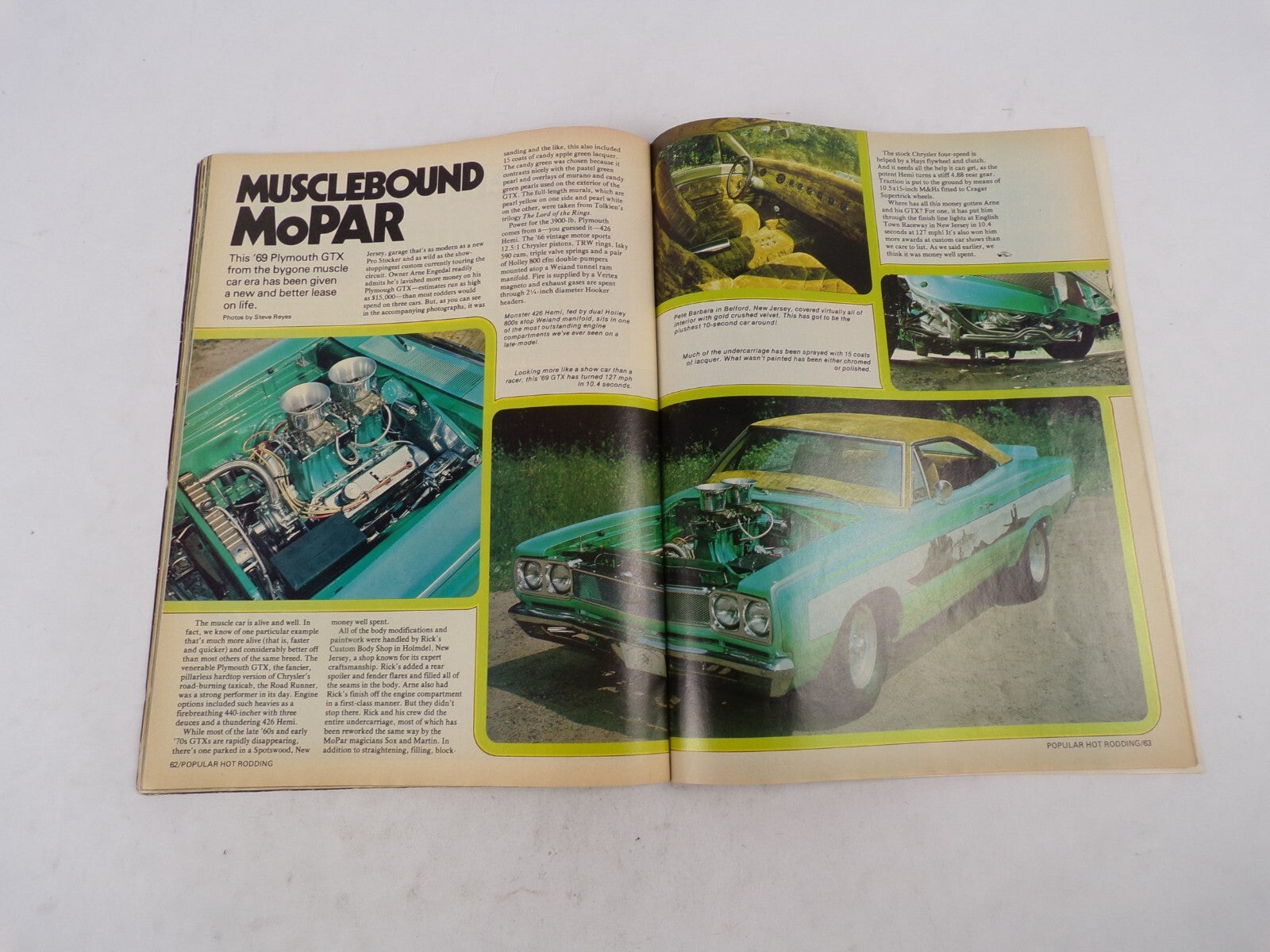 September 1976 Hot Rod Magazine Chevy, Ford & Mopar Street Freaks! Quick-Change