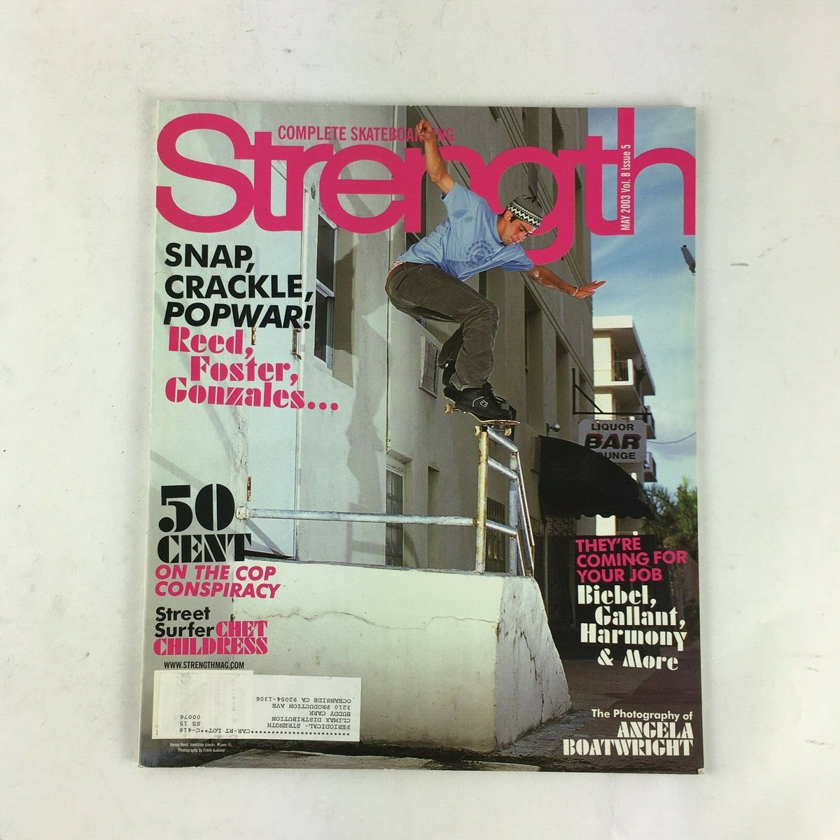 May 2003 Strength Skateboard Magazine Snap Crackle Popwar! Angela Boatwright