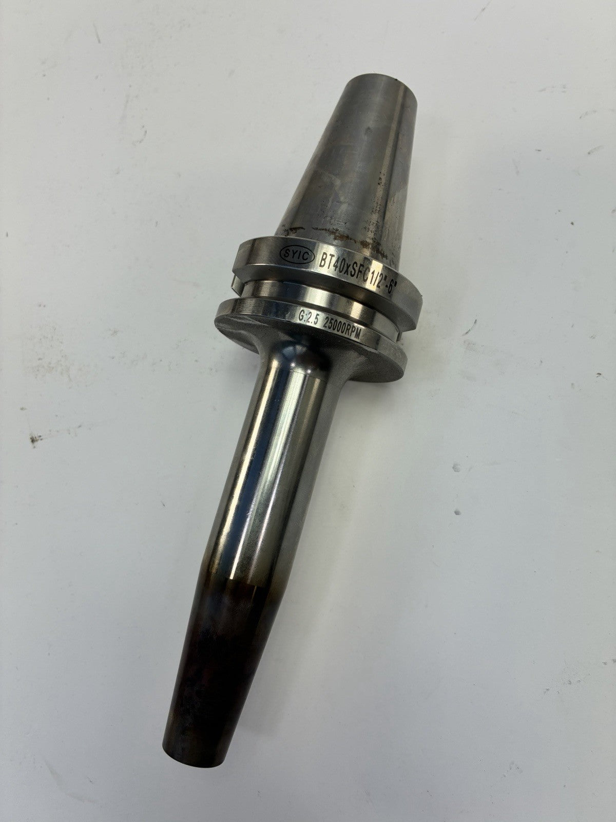 Techniks SYIC BT40 1/2" Shrink Fit Tool Holder 6" G2.5 25K RPM 19028-6