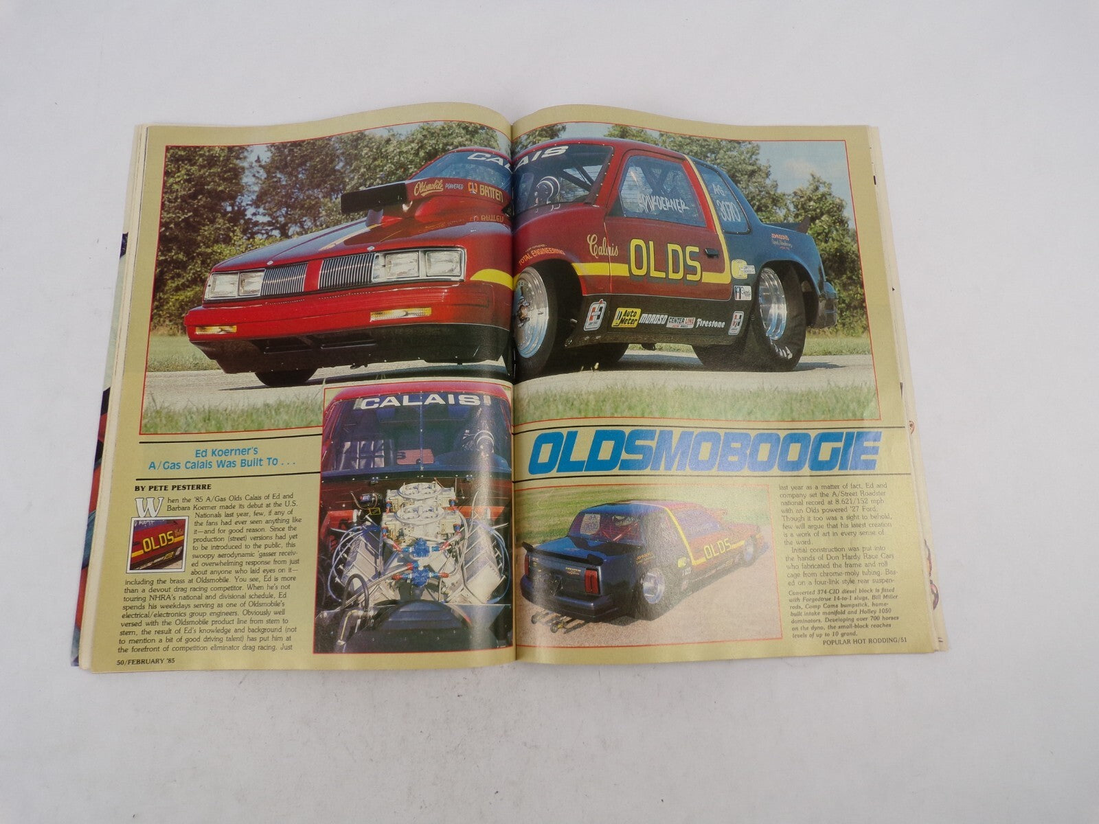 February 1985 Hot Rod Magazine Ultimate Battle: Iroc Camaro Vs Tuned-Port Trans