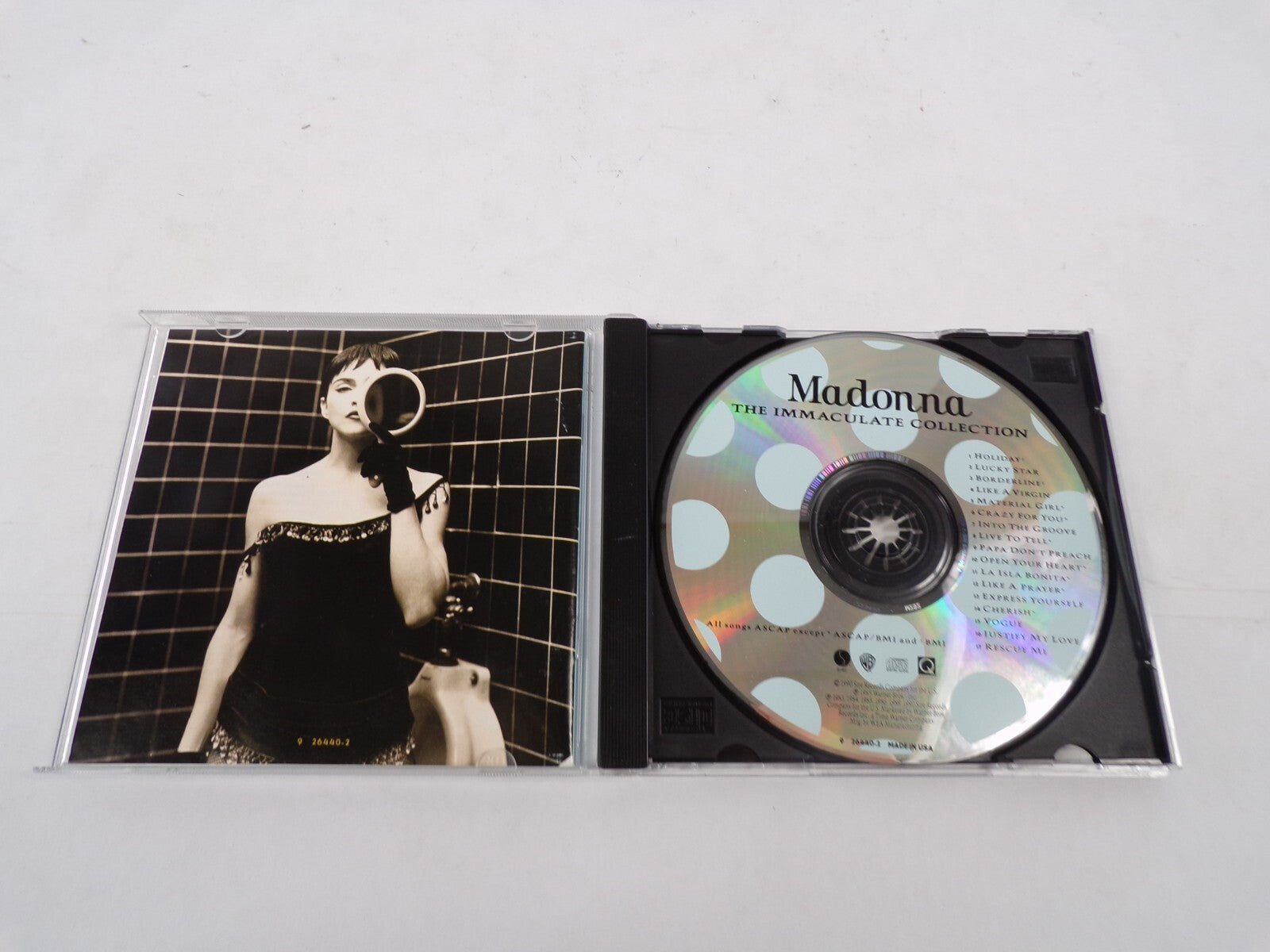 The Immaculate Collection Madonna Holiday Lucky Star Borderline Like A VirgCD#25