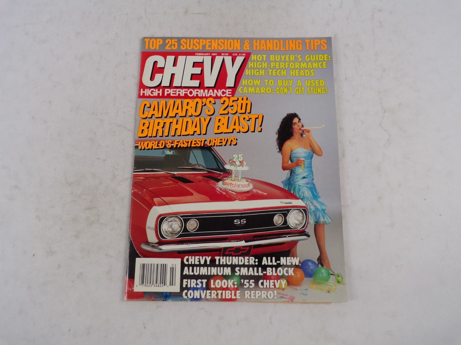 February 1991 Chevy High Performance Camaro's 25th Birthday Blast! World's Faste