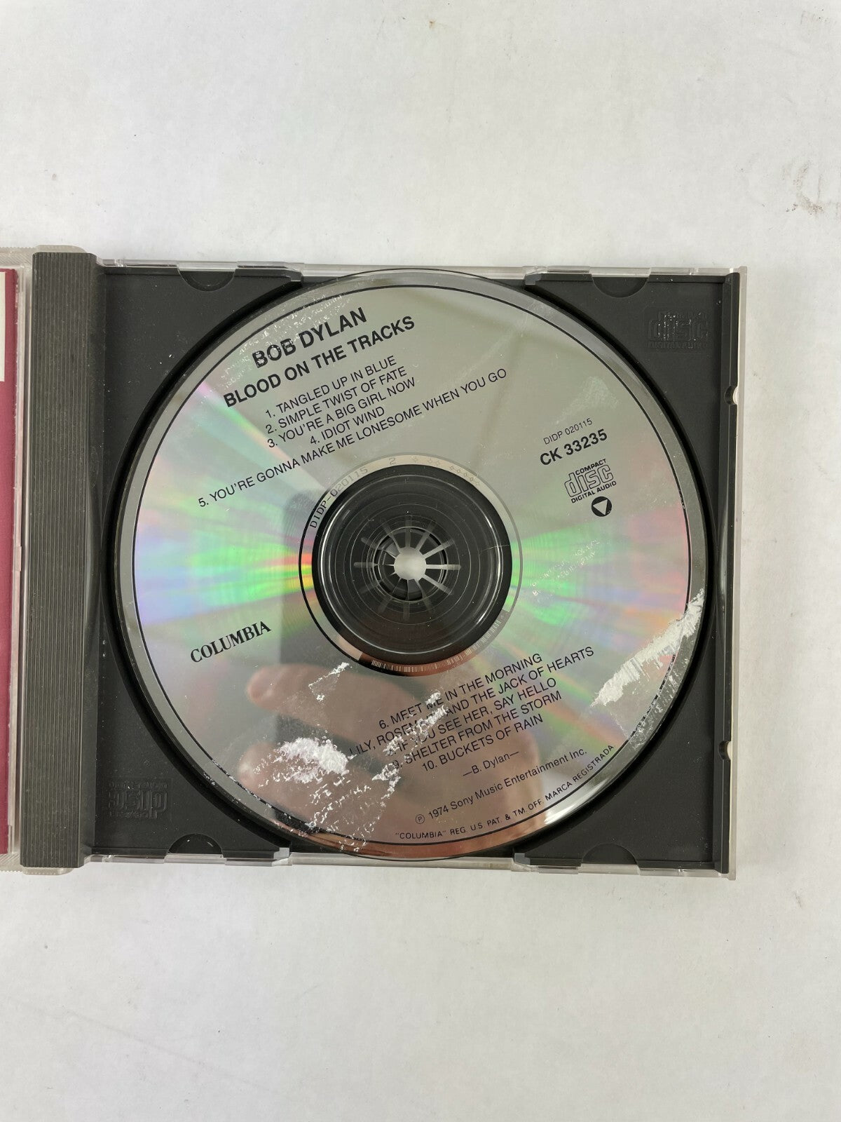 Bob Dylan Blood on the Tracks CD Q3