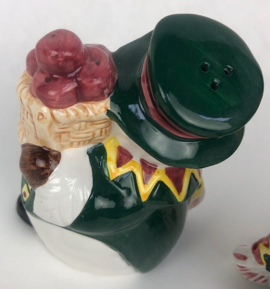 World Bazaars Inc. Christmas Snowman Holiday Ceramic Salt & Pepper Shaker Set