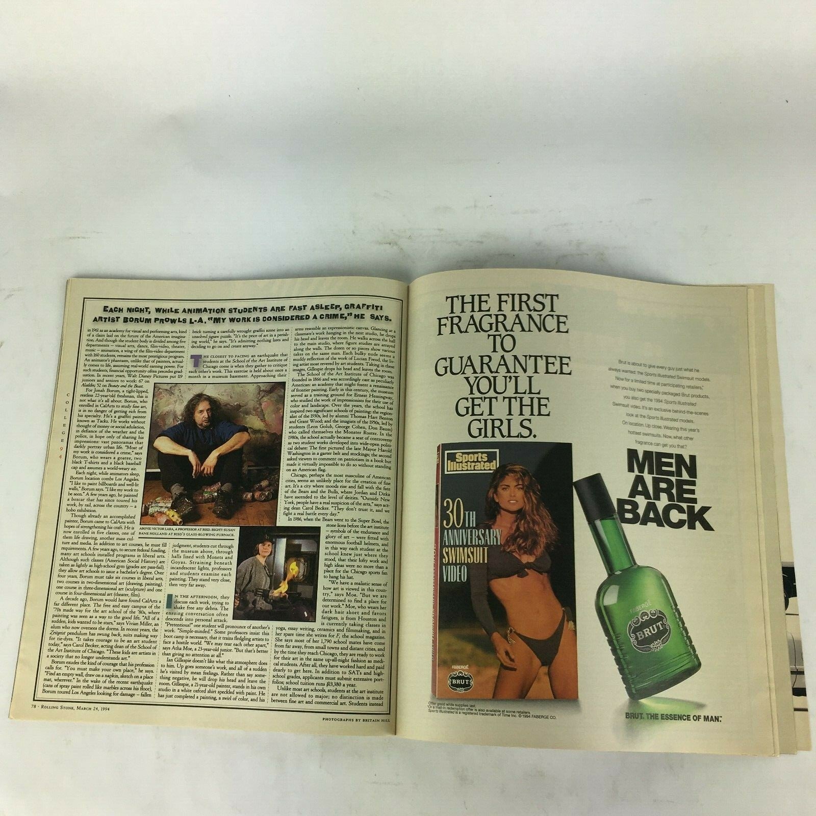 March 1994 RollingStone Magazine Beavis & Butt head Fans Can't Be Wrong JoanJett