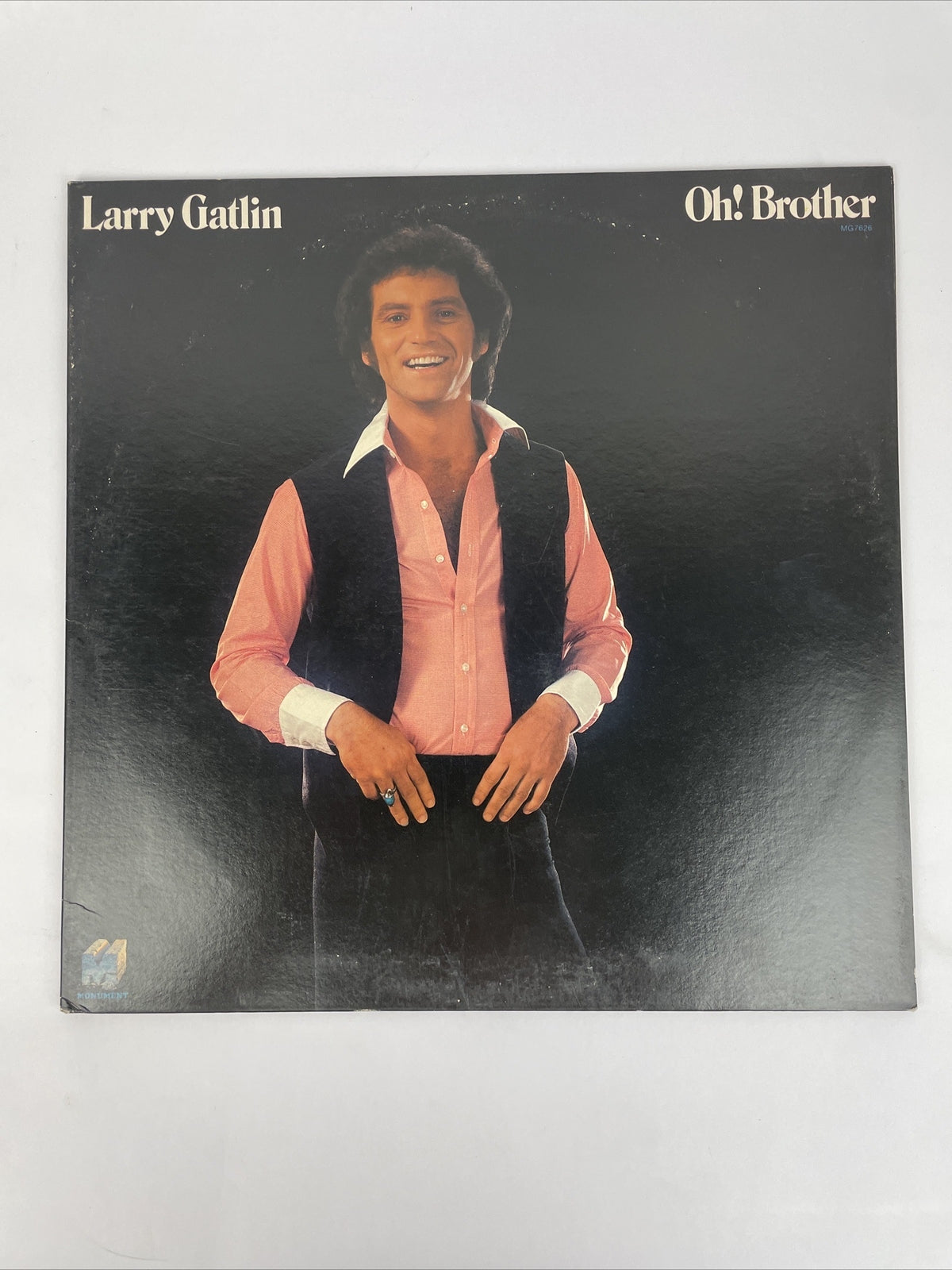 LARRY GATLIN "O'BROTHER" 12" VINYL 33 RPM LP MONUMENT RECORDS MG7626 1978