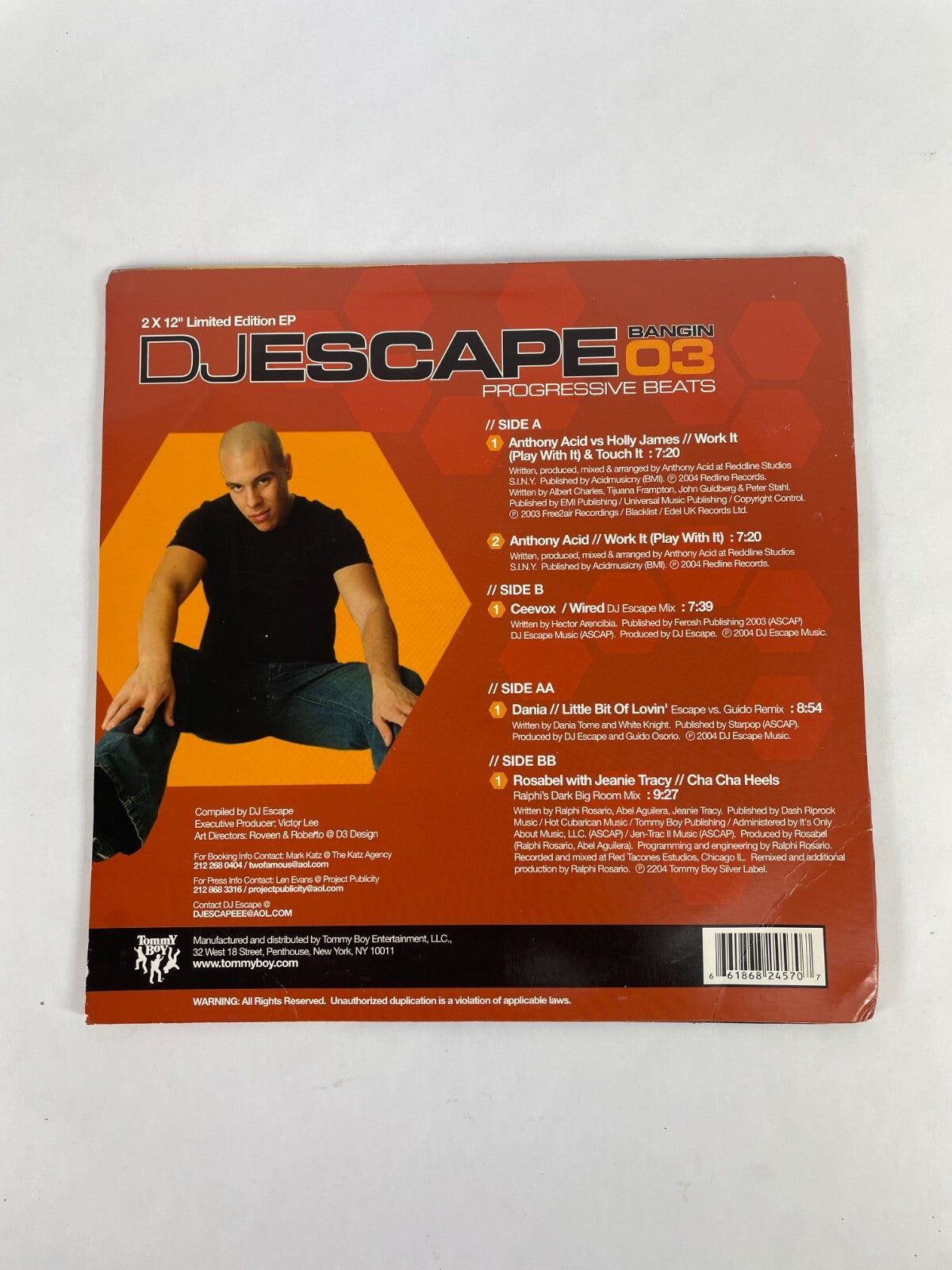 DJescape Bangin 03 Progressive Beats Vinyl Record