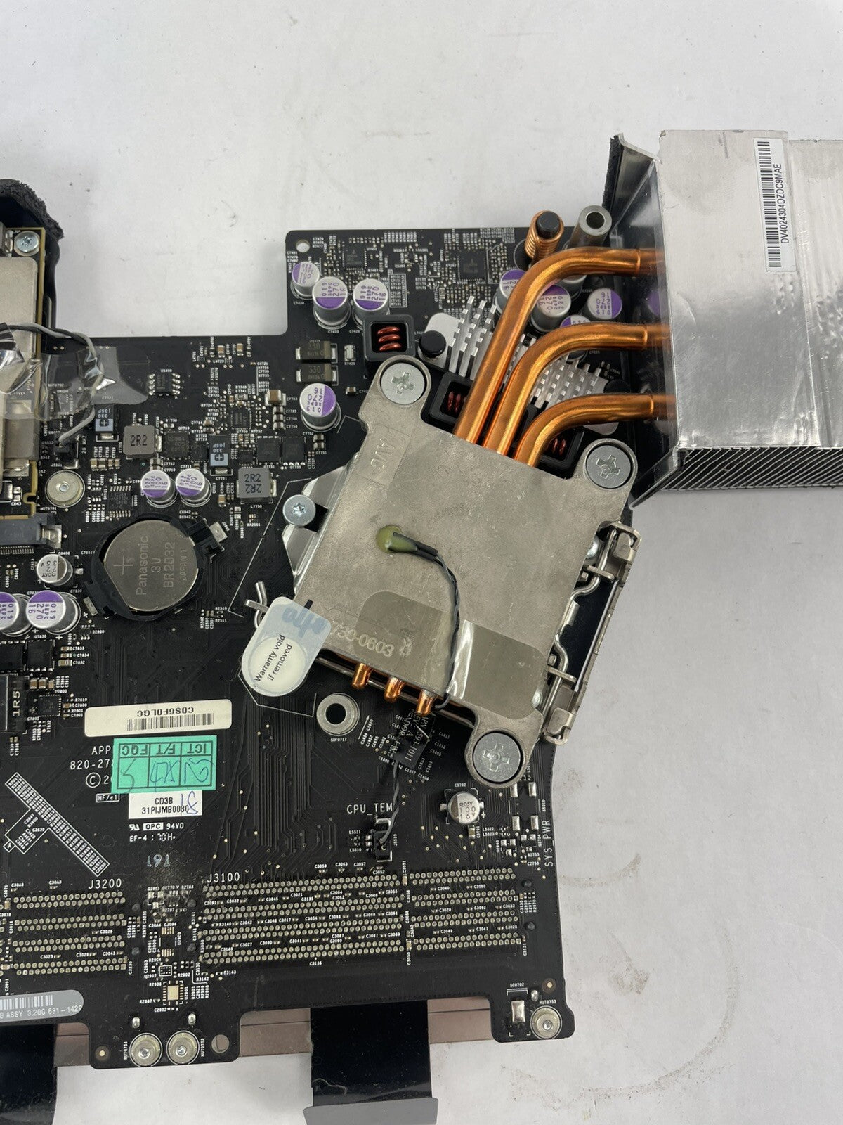 iMac 631-1429 21.5" A1311 Logic Board 3.2 GHz Core i3 (I3-550) Mid 2010