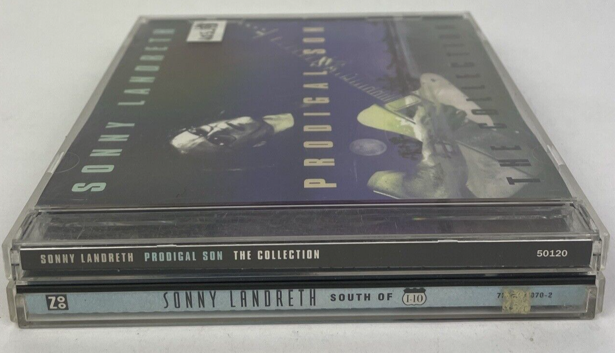 2 x SONNY LANDEREITH South Of I-10 + Prodigal Son the Collection Audio CD - L