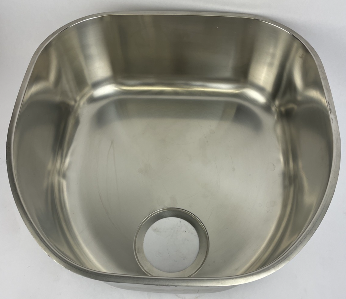 OEM Franke Single Bowl Kitchen Sink * Dual Mount * OD 17.25" STAINLESS STEEL