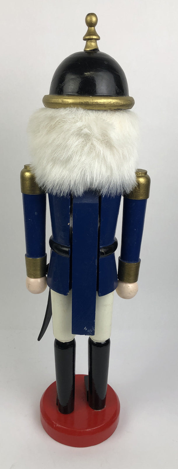 20” Christmas Wooden Nut Cracker Soldier With Sword Blue Zred Gold - LOOK