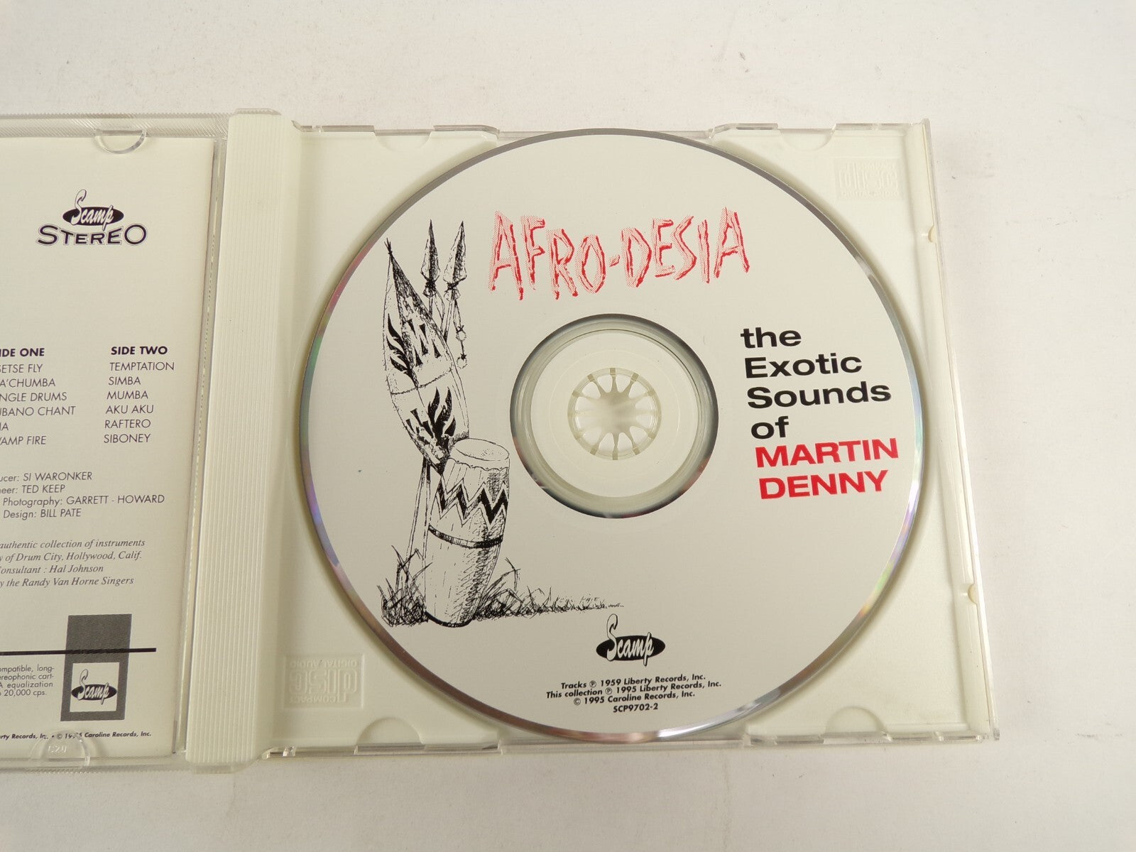 Afro Desia The Exotic Sounds Of Martin Denny Swamp Fire Baja Mumba CD#48