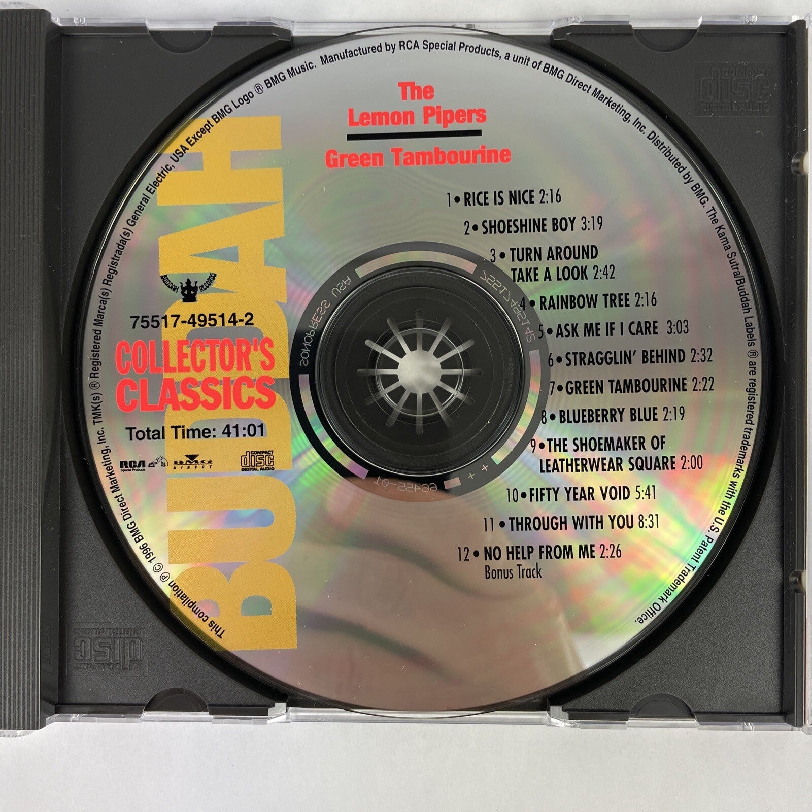Green Tambourine by The Lemon Pipers (CD, Mar-1996, Buddah) #34