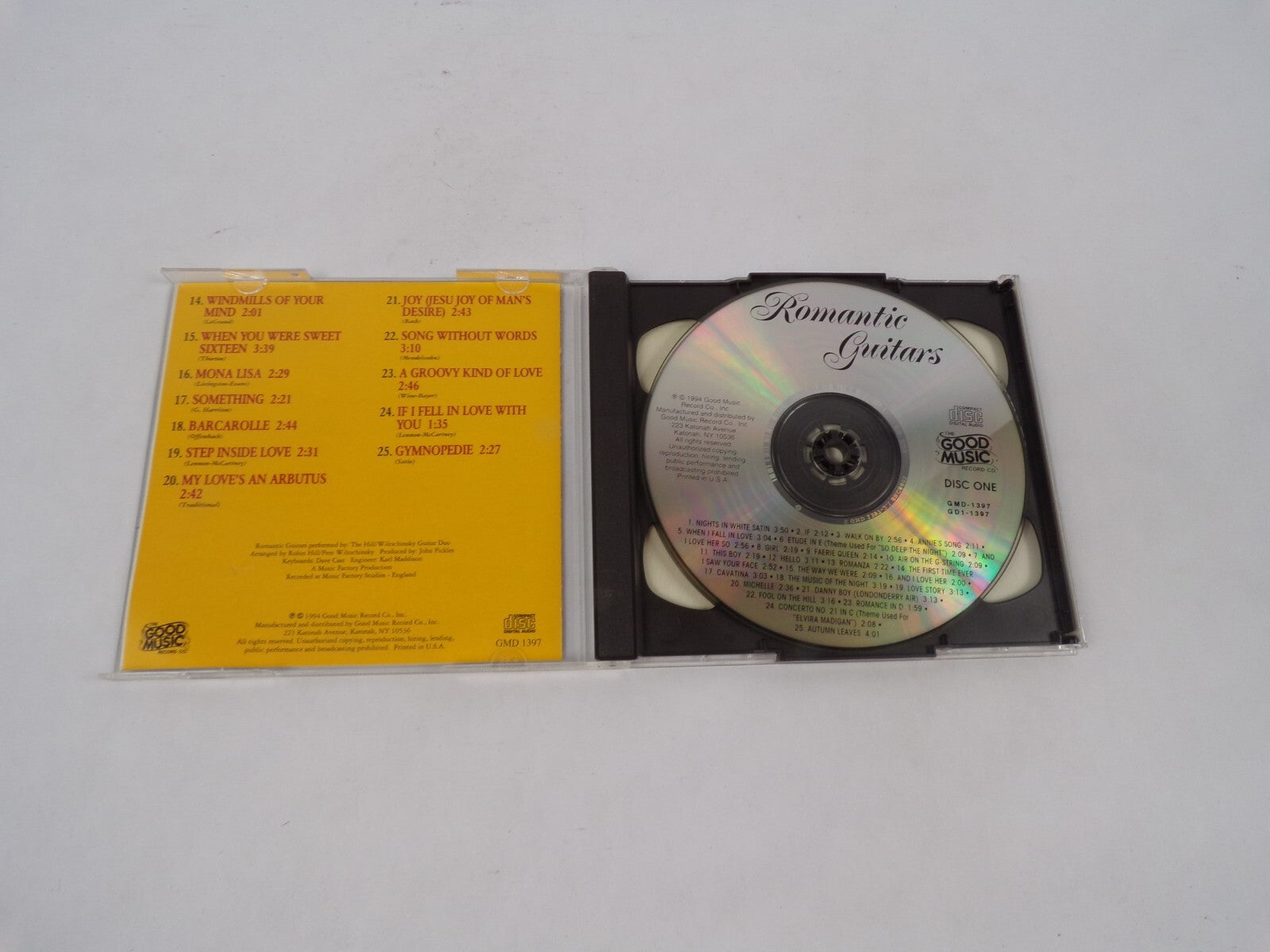 Romantic Guitars Three Times A Lady The SoundsOf Silence The Long nd Windi CD#70