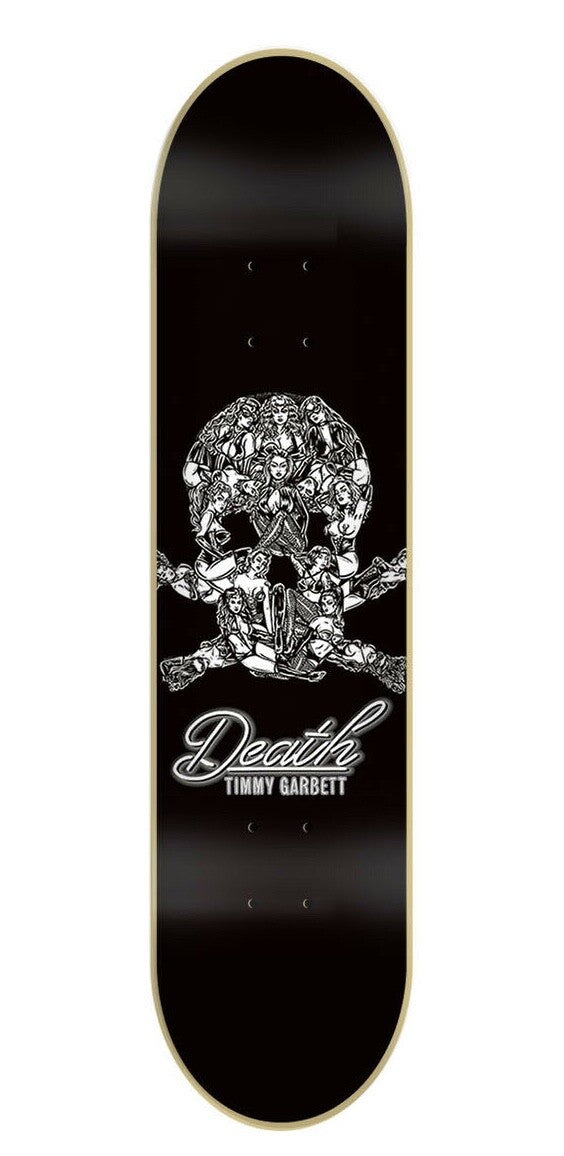 Timmy Garbett Girl Skull Deck - Death Skateboards 8.5 " grip & free shipping
