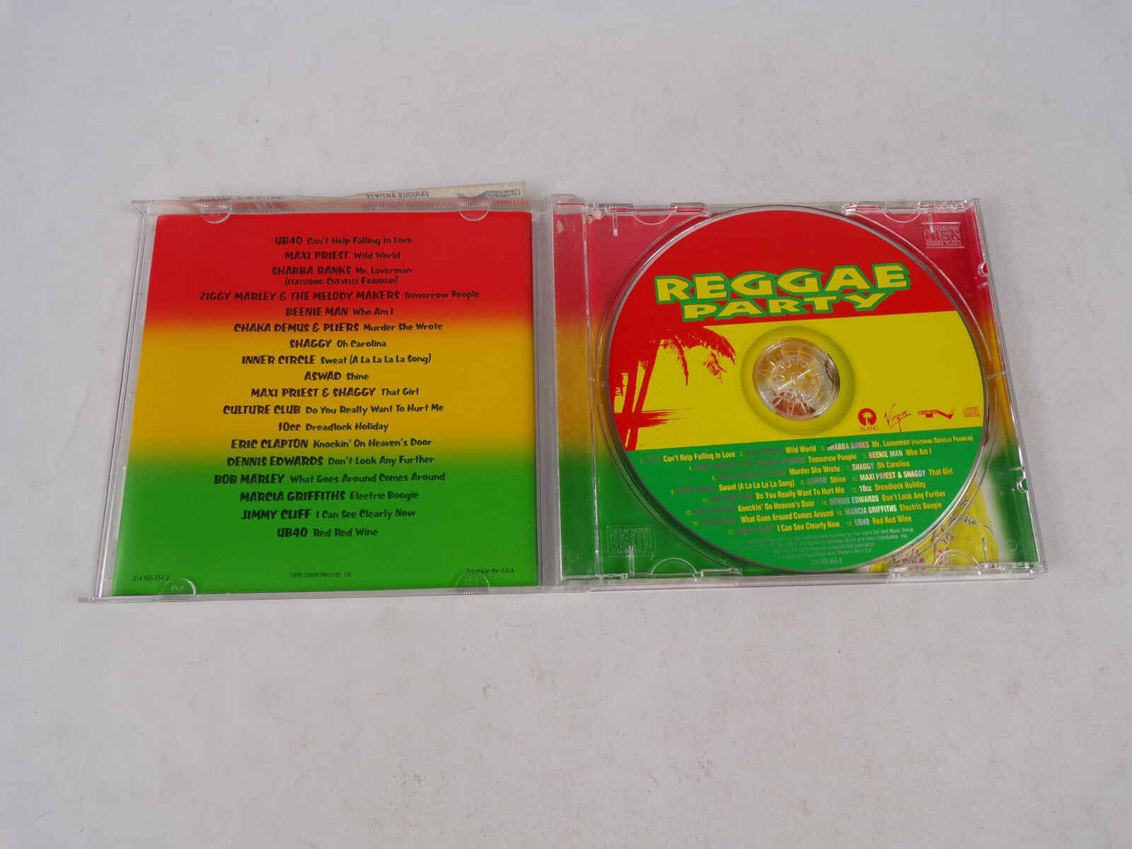 Reggae Party UB40 Can't Help Falling In LoveMaxi Priest Wild World Shabba CD#55
