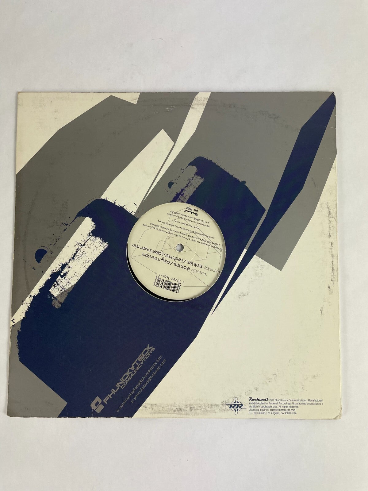 Phunckateck Communications Vinyl Record