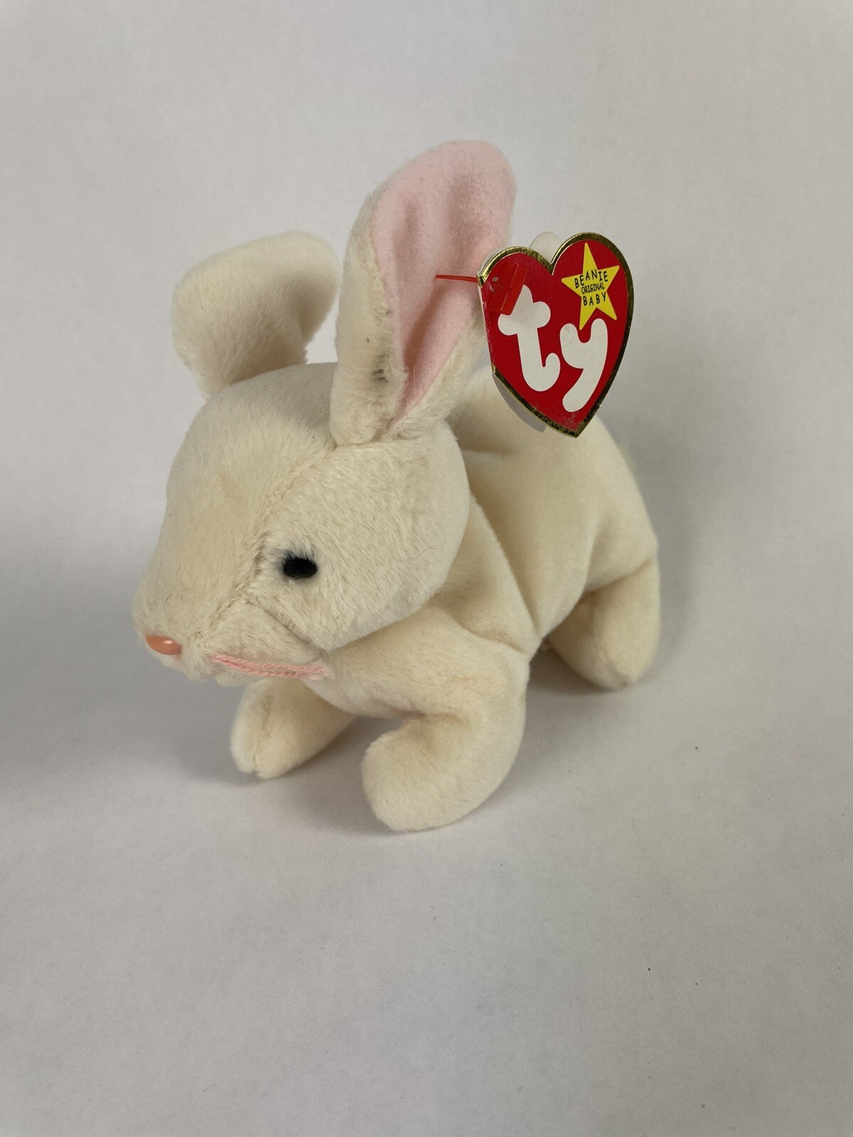 Ty Beanie Baby Nibbler The Rabbit Collectible Plush Retired Vintage Original New