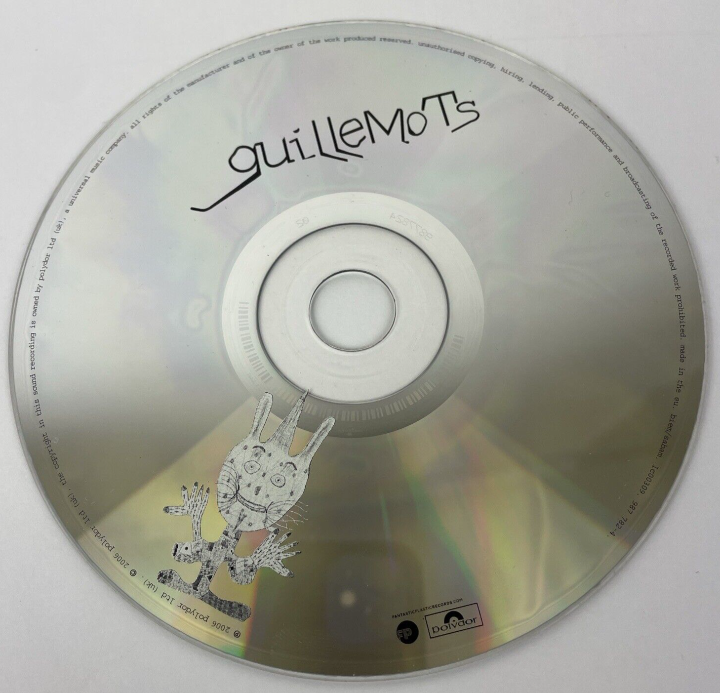 2 x GUILLEMOTS "THROUGH THE WINDOWPANE" CD + From the Cliffs, I hear the Sound